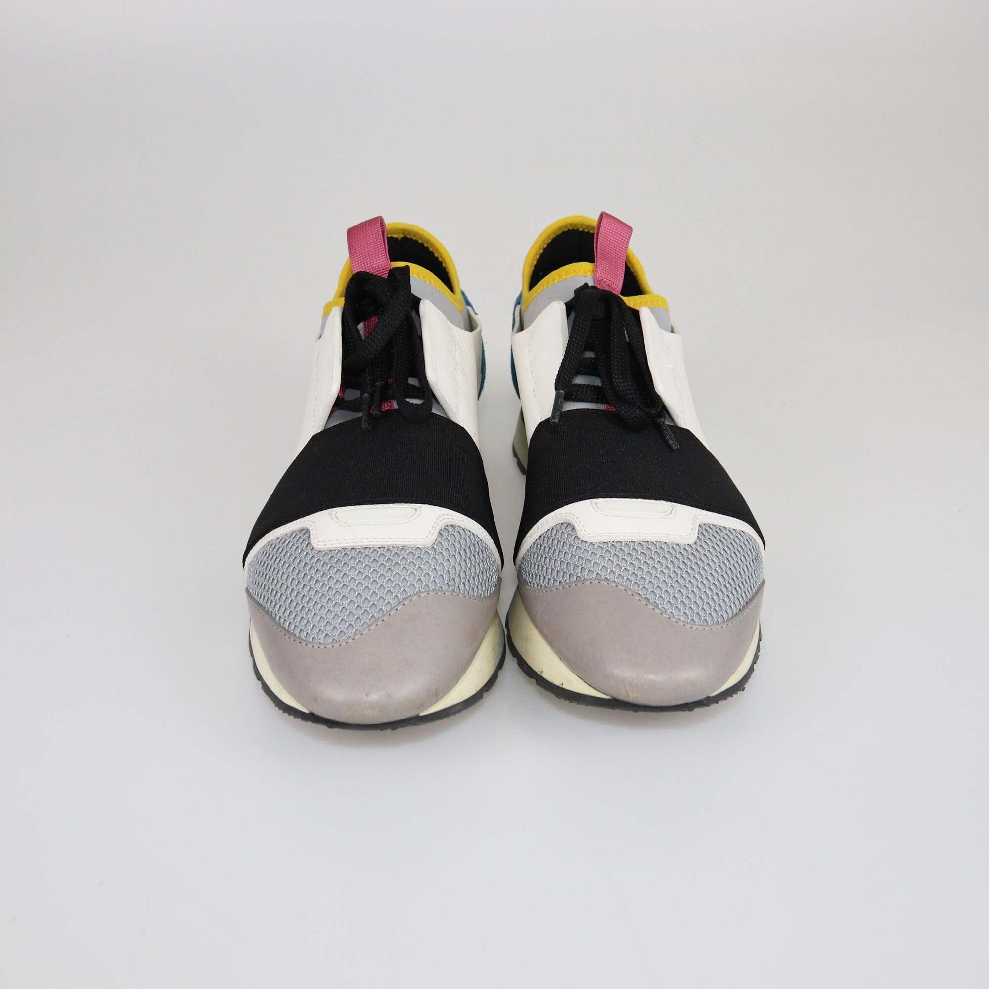 Balenciaga Multicolor Race Runner Sneakers Womens Balenciaga