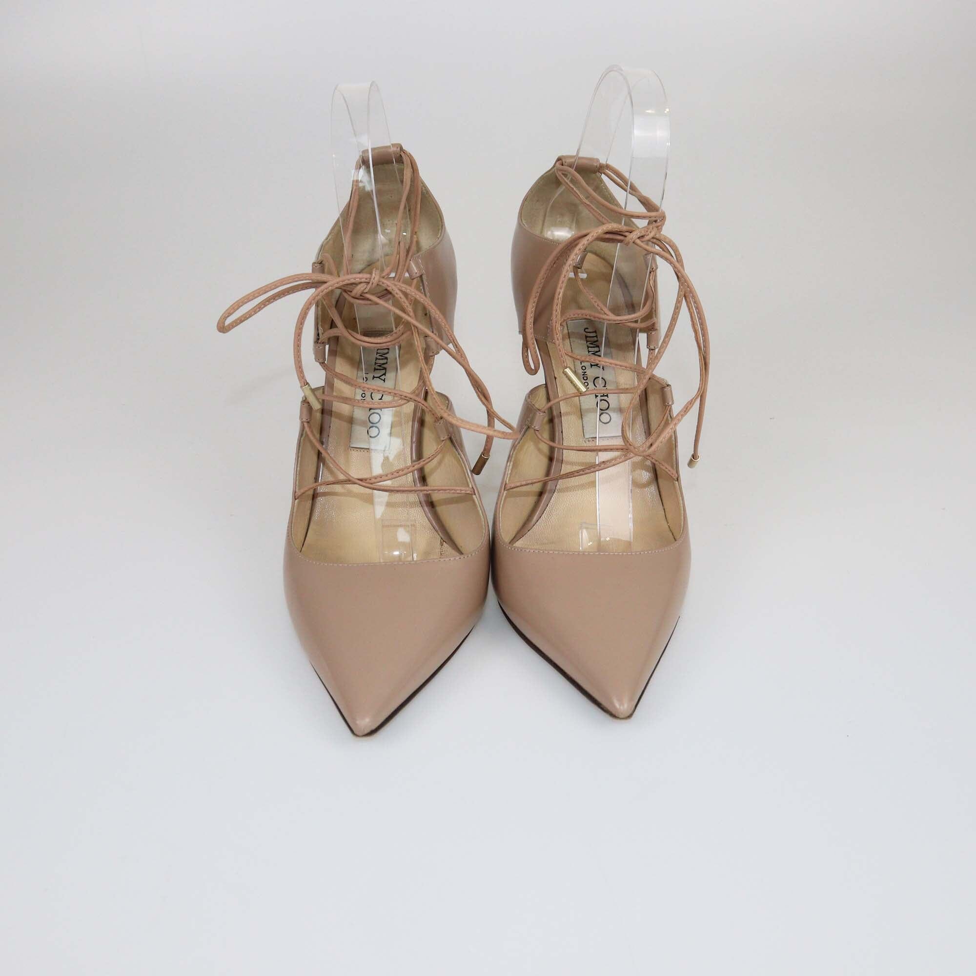 Jimmy Choo Ballet Pink Hoops Pumps Womens Jimmy Choo