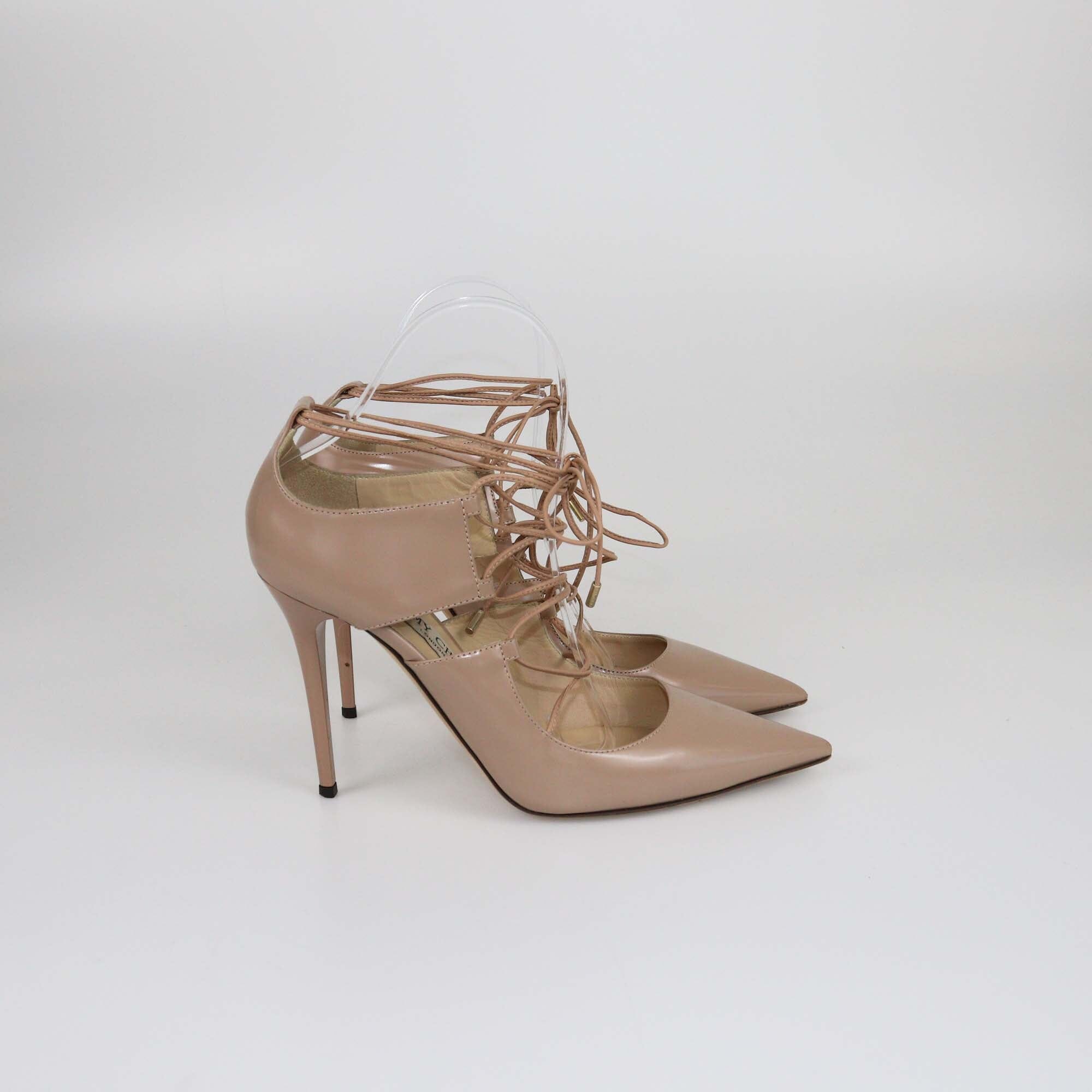 Jimmy Choo Ballet Pink Hoops Pumps Womens Jimmy Choo