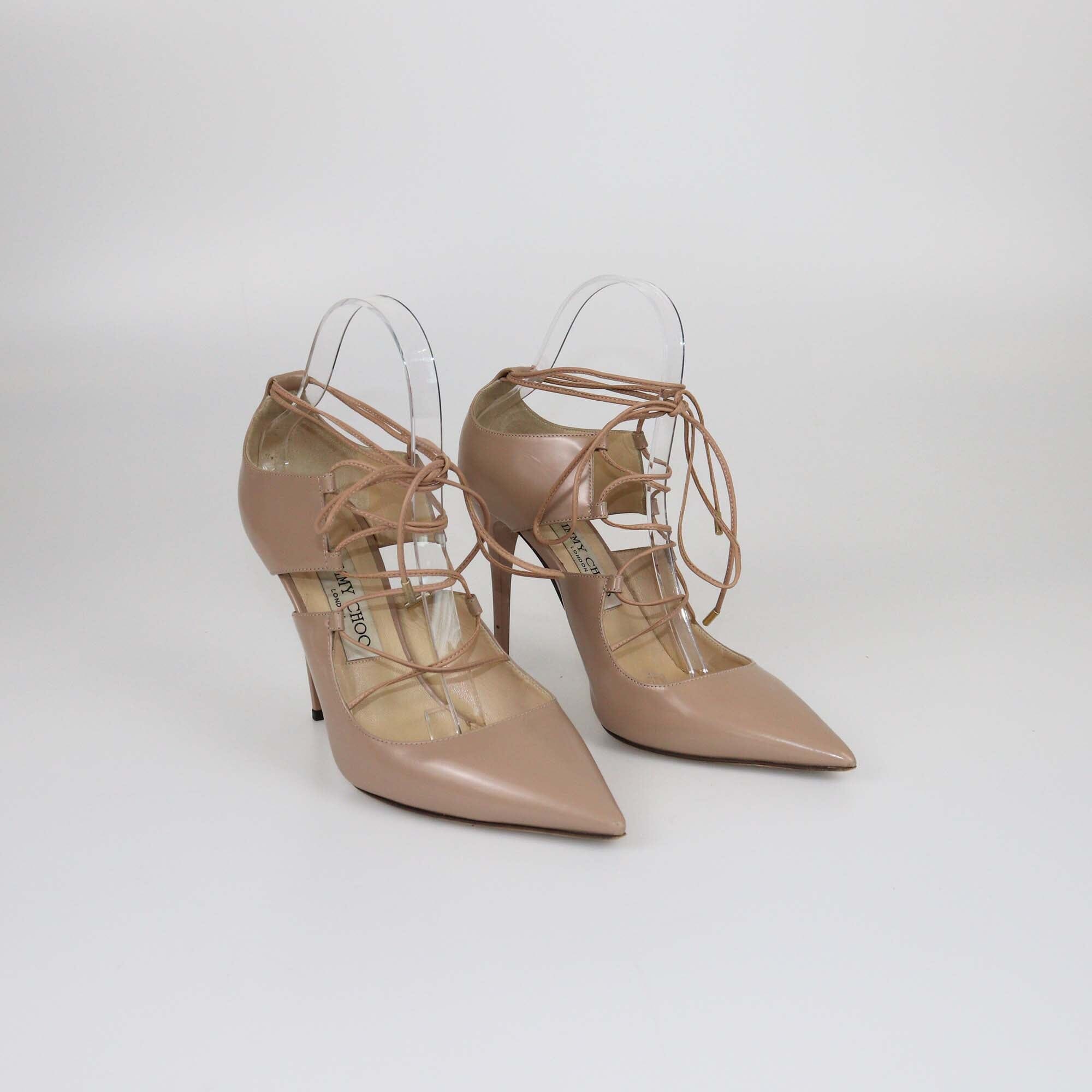 Jimmy Choo Ballet Pink Hoops Pumps Womens Jimmy Choo