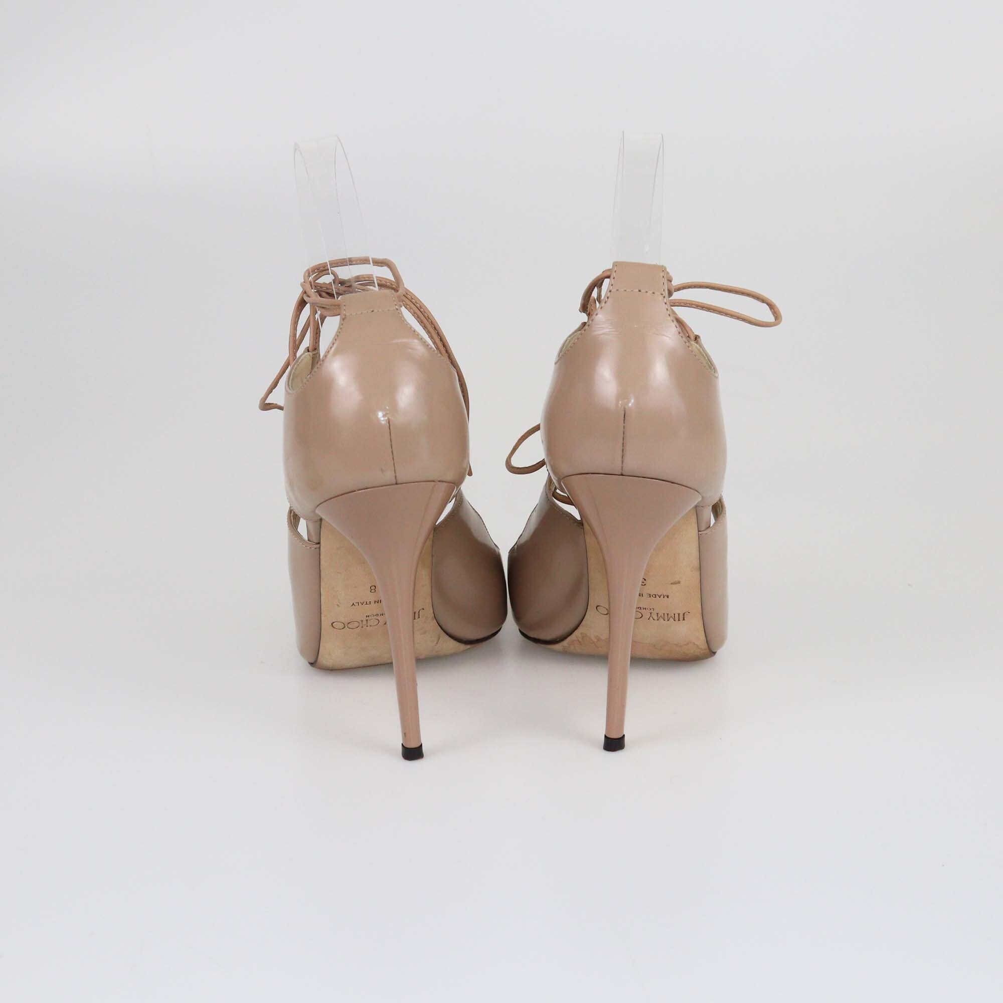 Jimmy Choo Ballet Pink Hoops Pumps Womens Jimmy Choo