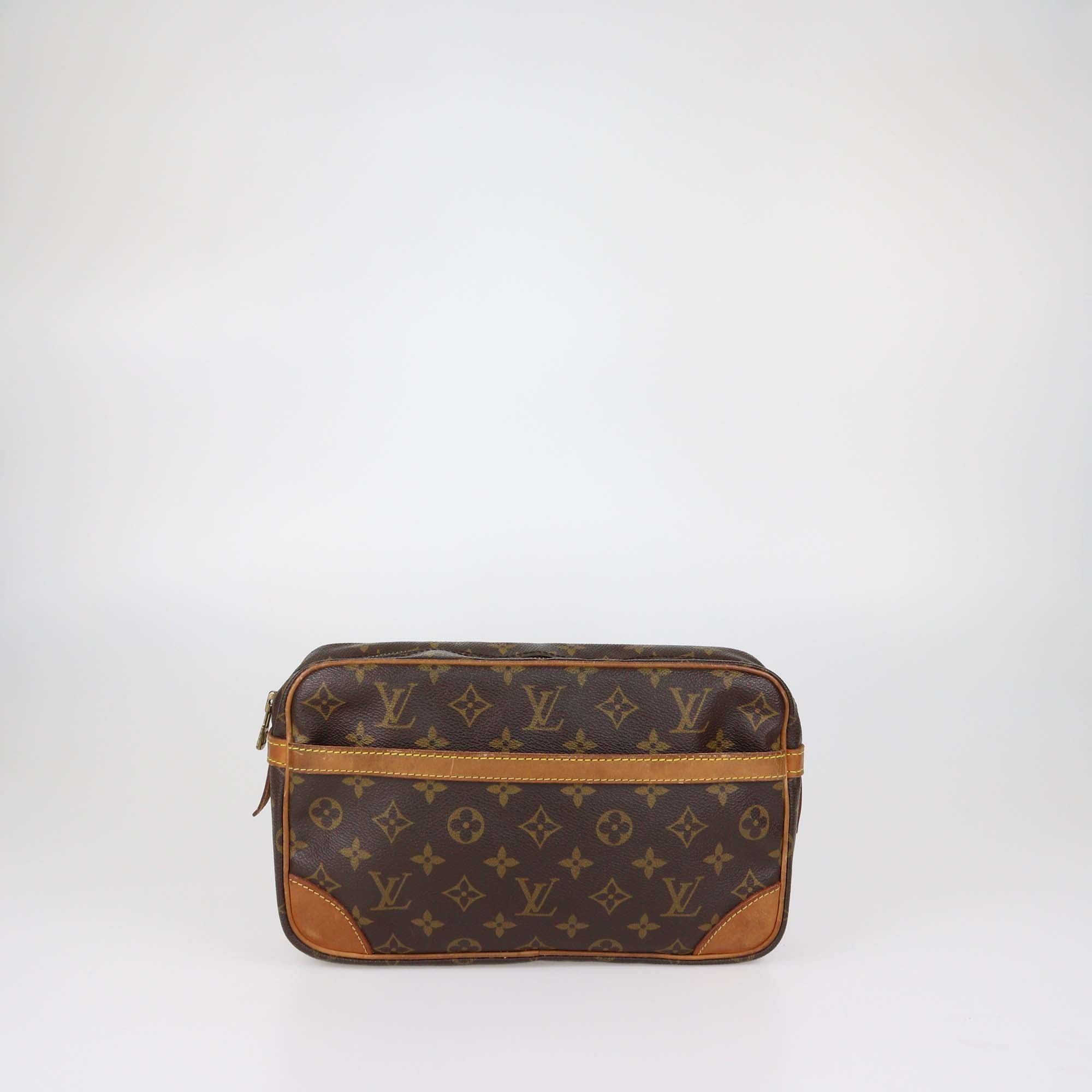 Louis Vuitton Monogram Canvas Compeigne 28 Clutch