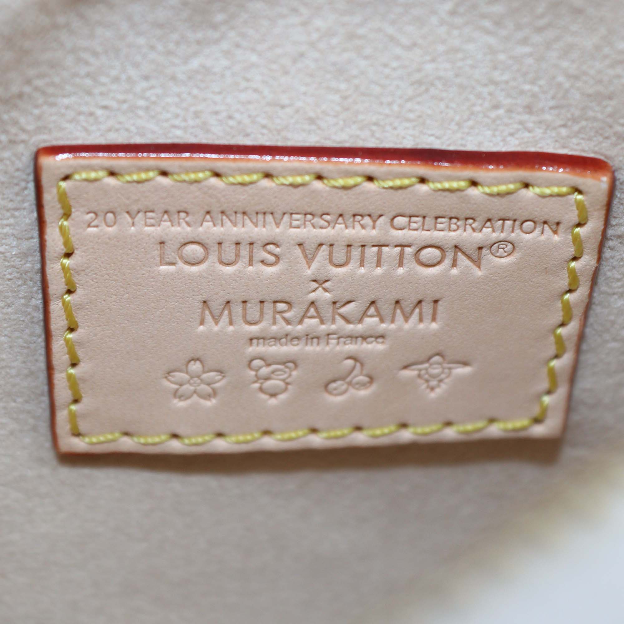 Louis Vuitton x Murakami White Multicolor Monogram Canvas Nano Speedy bag