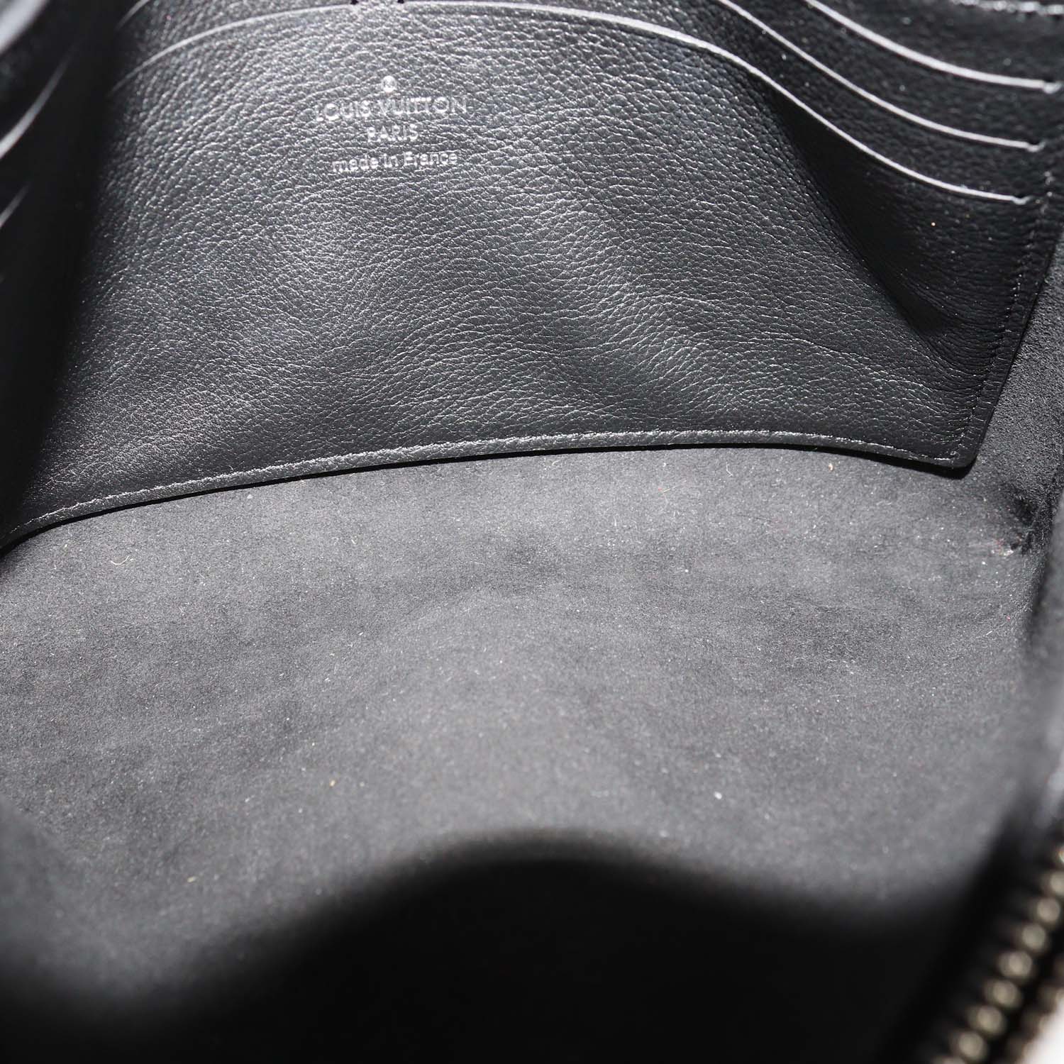 Louis Vuitton Black Leather Mylockme Chain Pochette