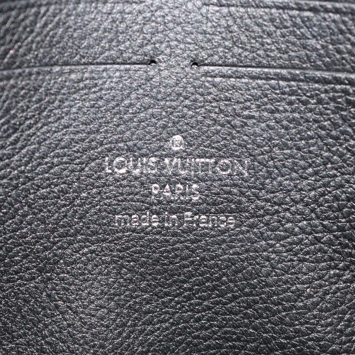 Louis Vuitton Black Leather Mylockme Chain Pochette