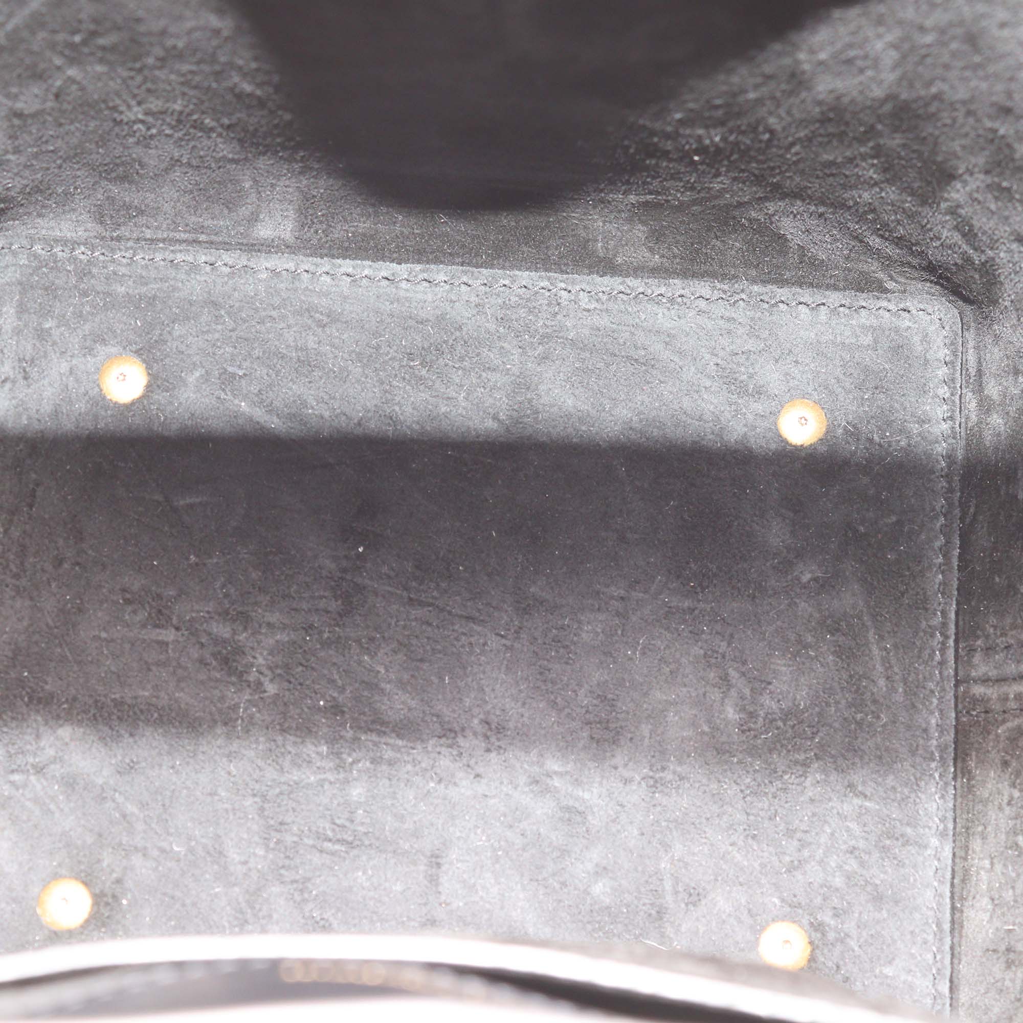 Saint Laurent Black Leather Small Le 37 Bucket Bag