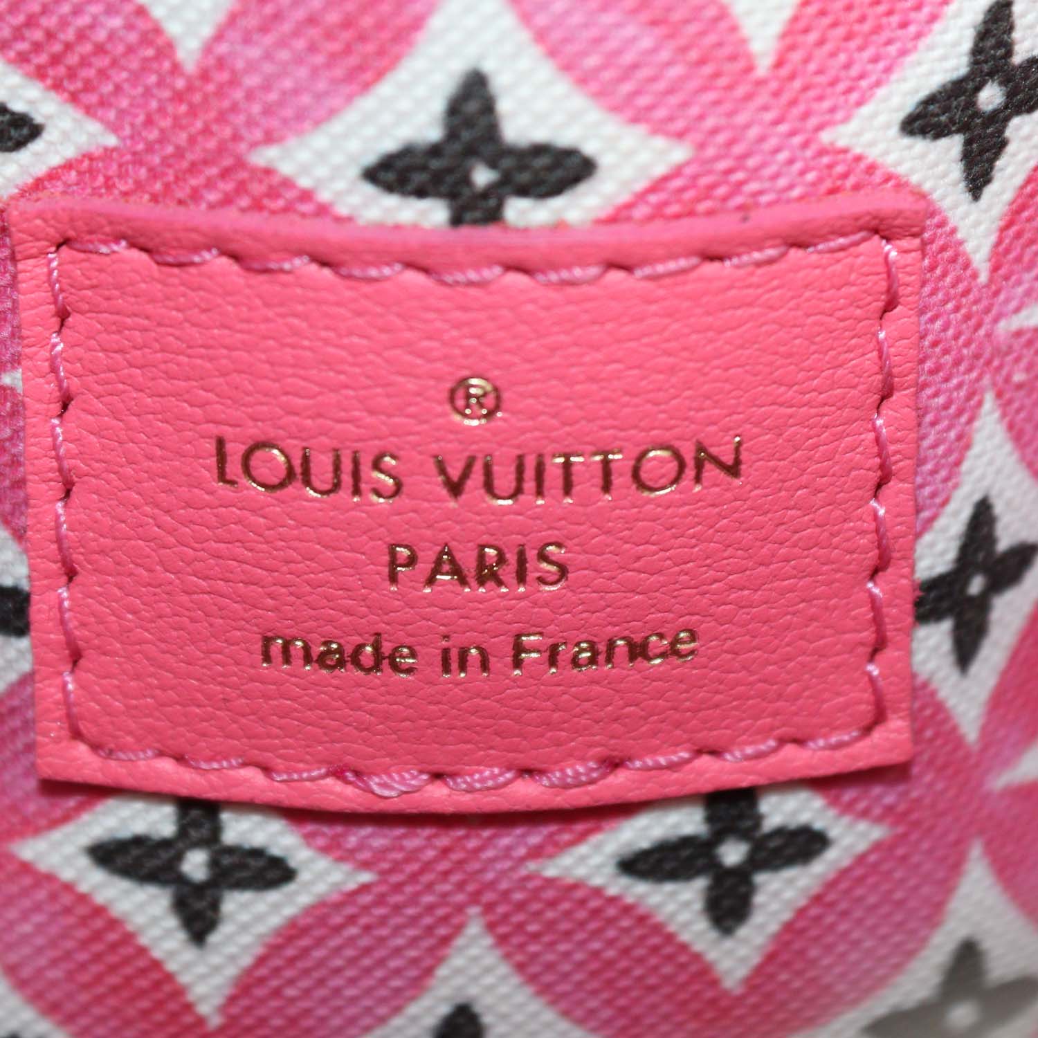 Louis Vuitton Pink/White Watercolor Monogram Canvas Nano Noe Bag