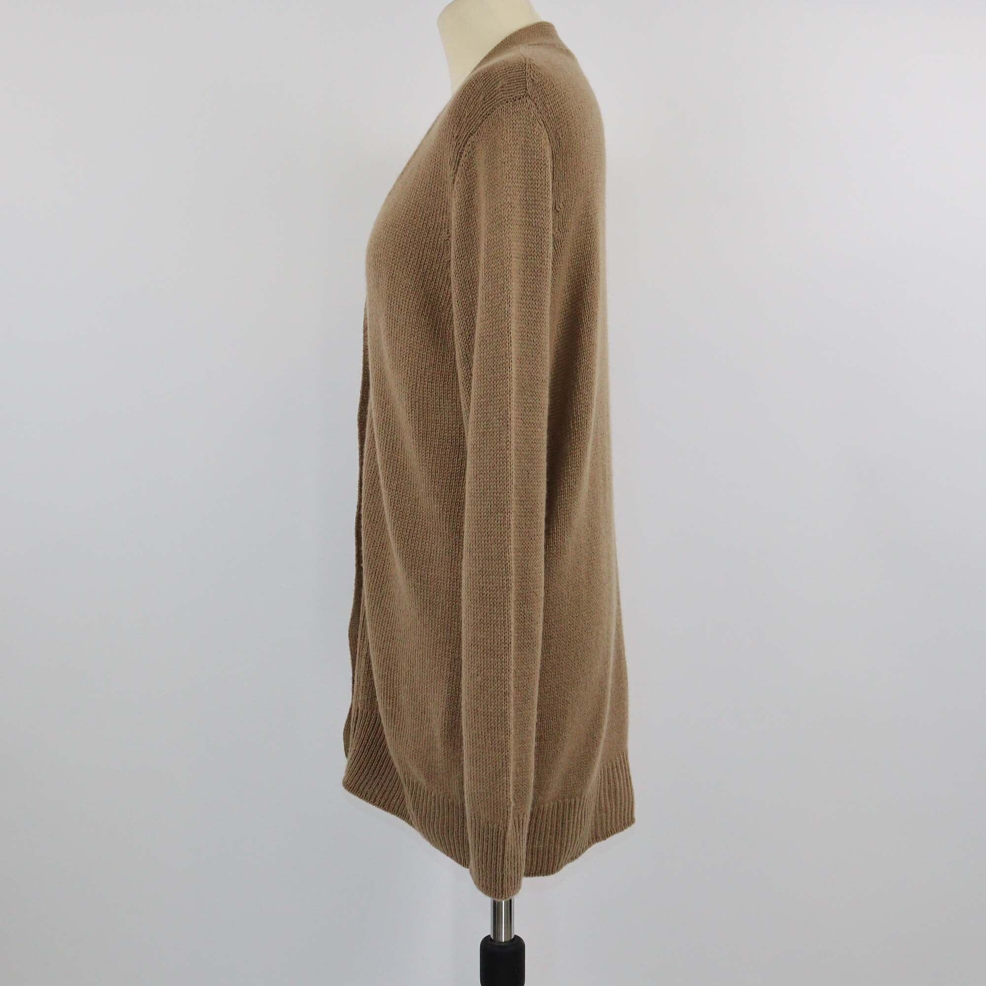 Christian Dior Brown Bee Embroidered Longsleeve Cardigan Womens Christian Dior