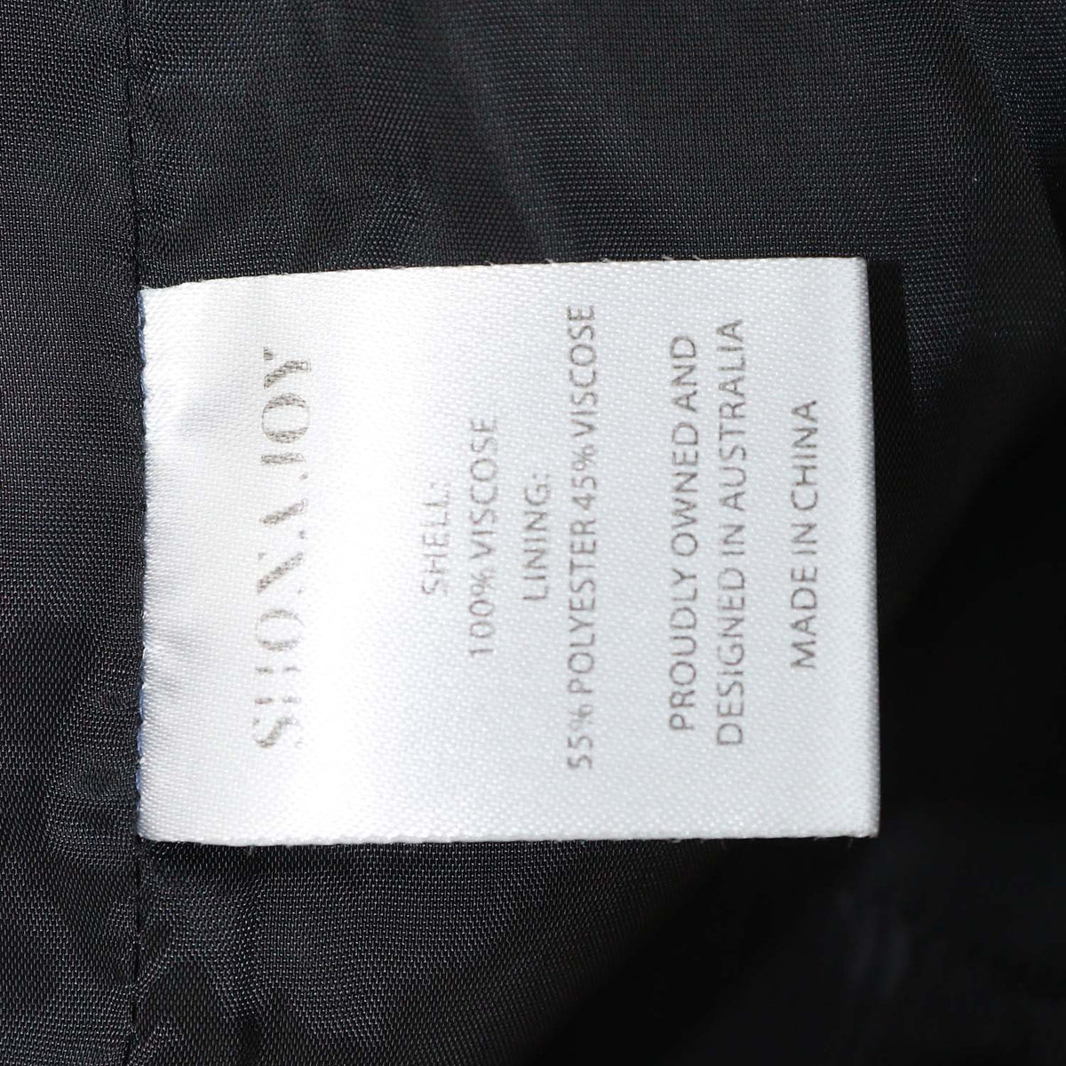 Shona Joy Black Viscose Belted Rope Sleeveless Long Vest