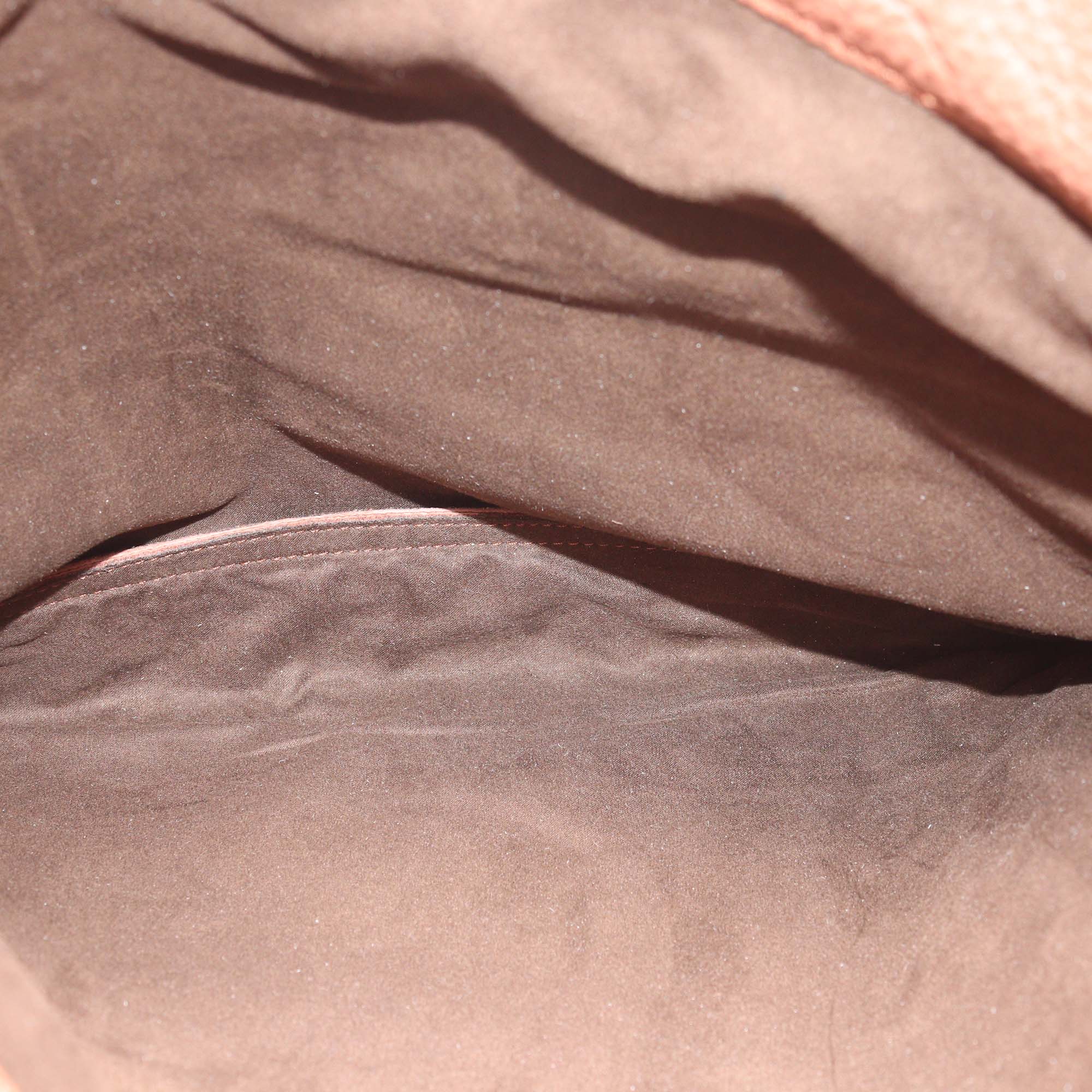 Tom Ford Brown Leather Large Foldover Alix Bag