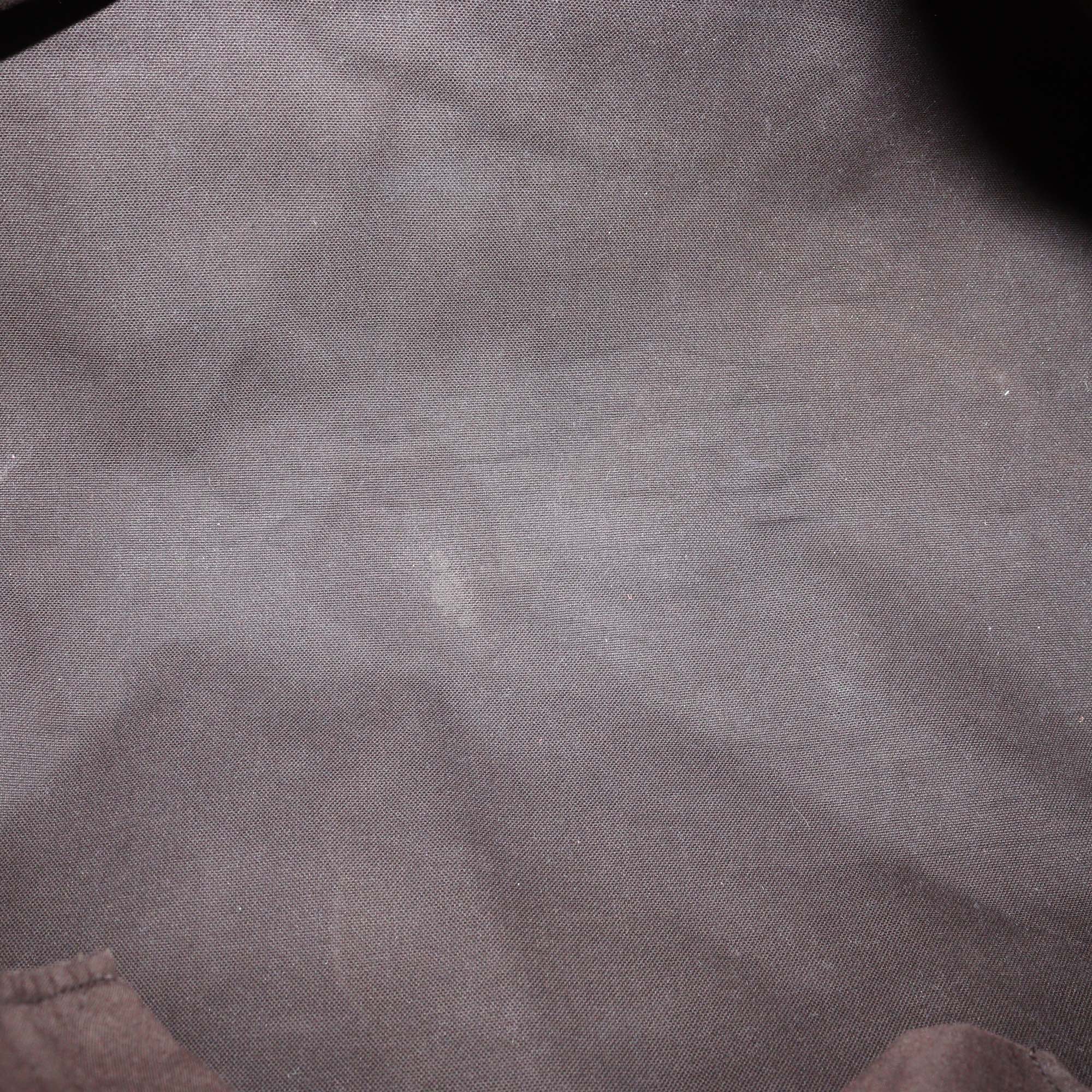 Gucci Dark Brown/Beige GG Supreme Canvas Duffle Bag