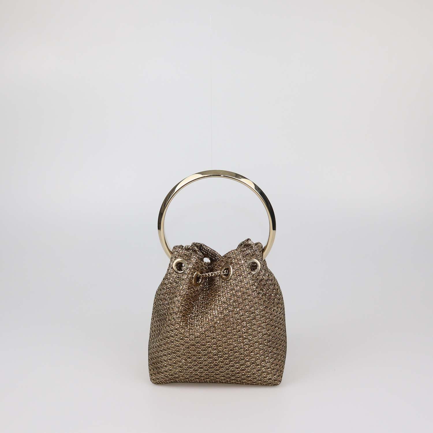 Jimmy Choo Gold Lurex Bon Bon Bag