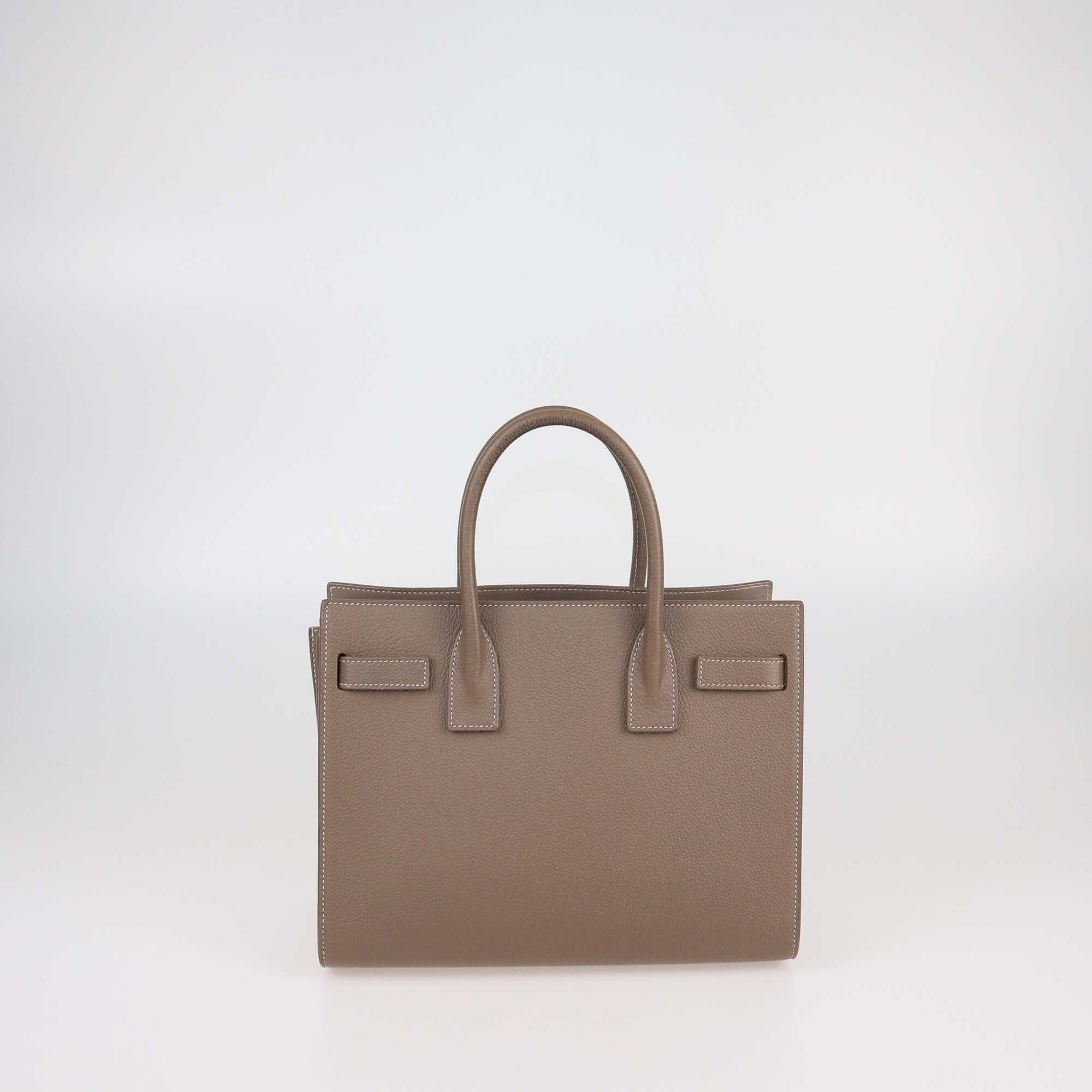 Saint Laurent Beige Leather Baby Sac De Jour Tote Womens Saint Laurent