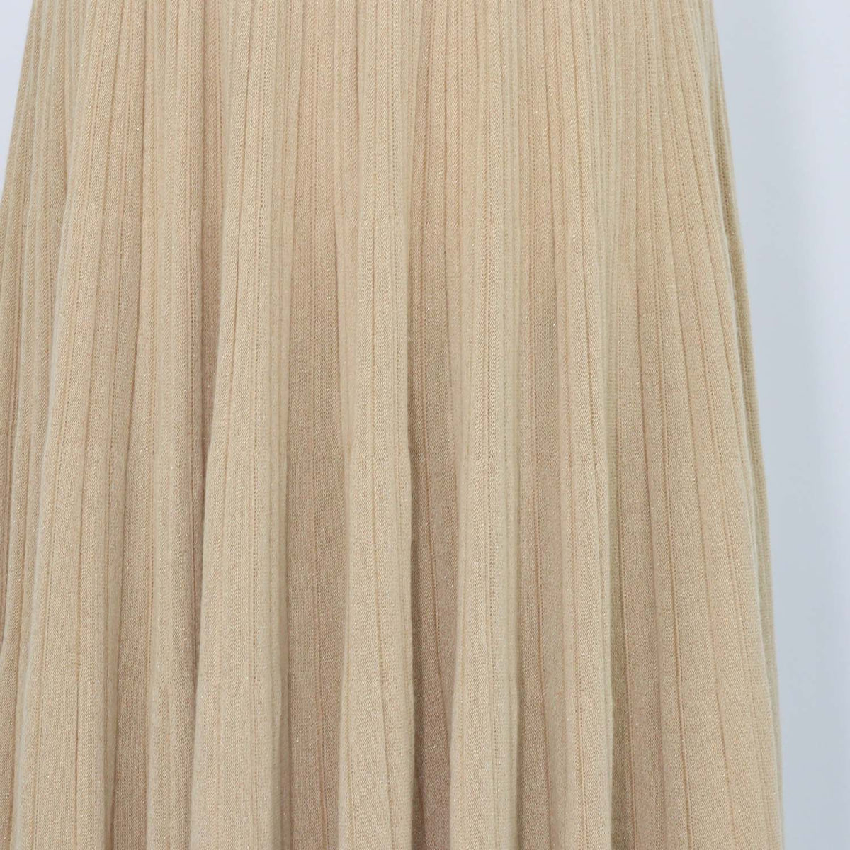 Loro Piana Light Brown Blend Cashmere Luciole Maxi Skirt