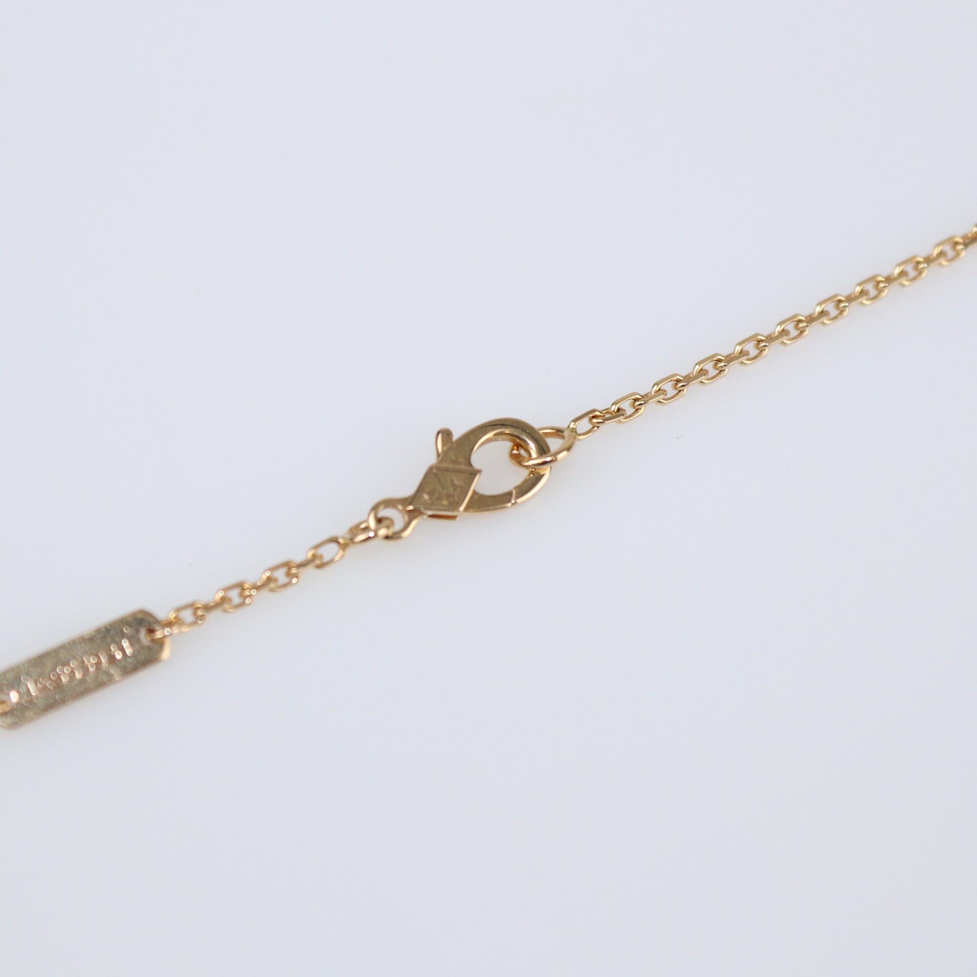 Van Cleef & Arpels Two Butterflies Mother of Pearl Diamond 18k Rose Gold Necklace Womens Van Cleef & Arpels