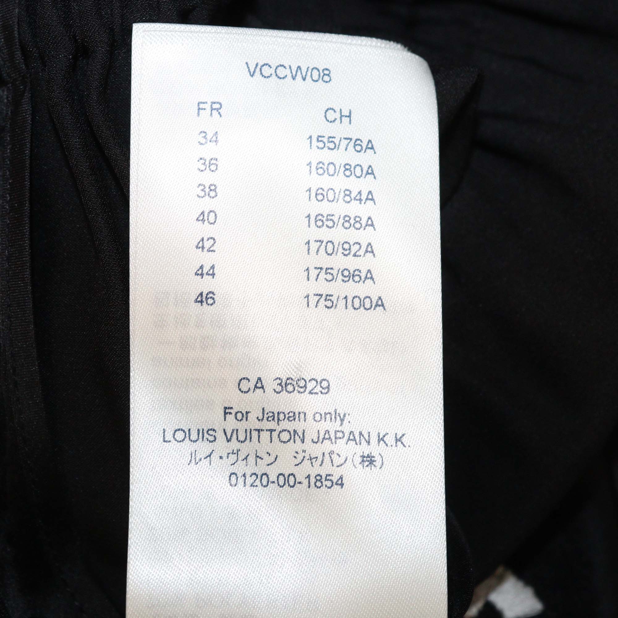 Louis Vuitton Black Silk Lace Trimmed Embroidered Sleeveless Blouse