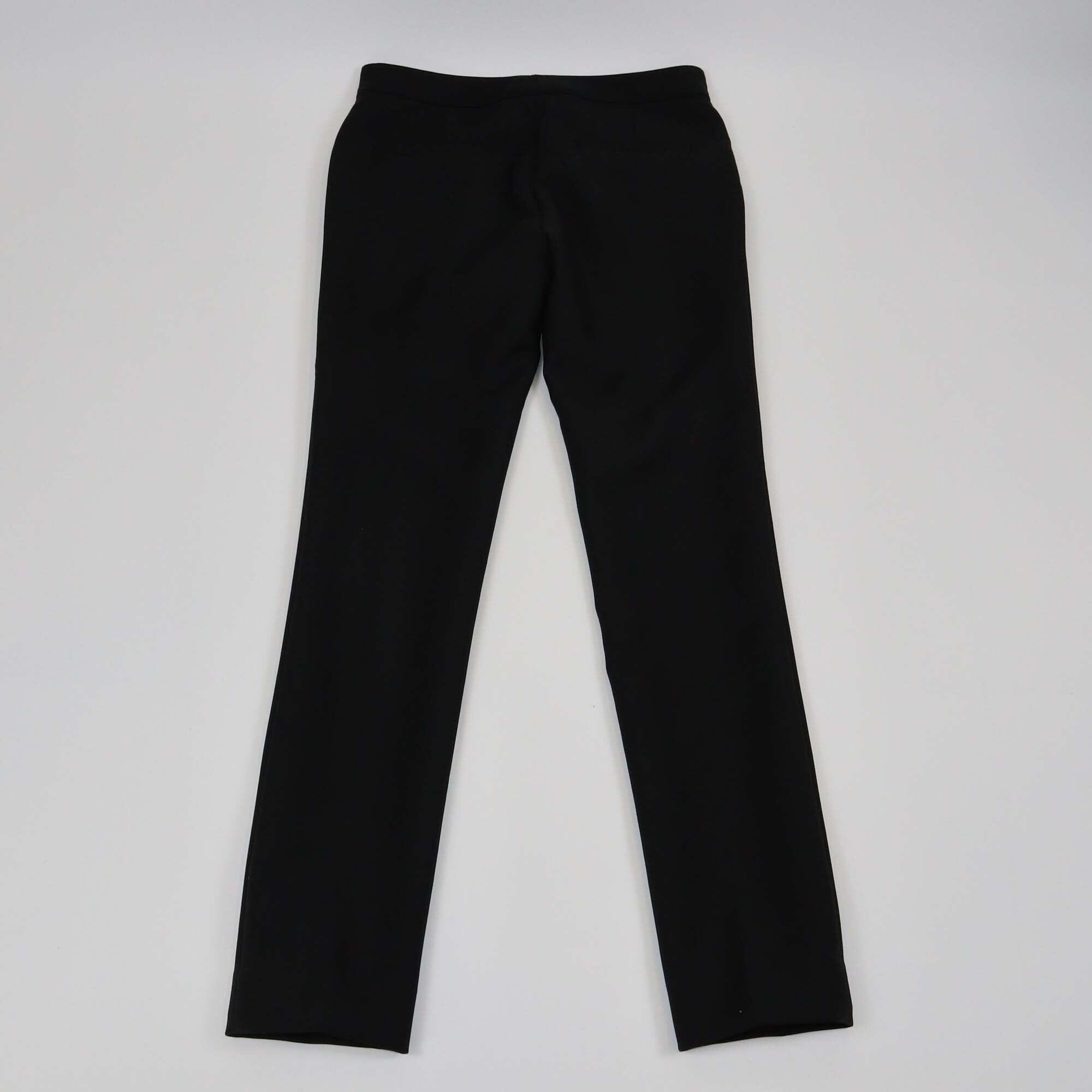 Christian Dior Black Zip Pocket Detail Trouser Womens Christian Dior