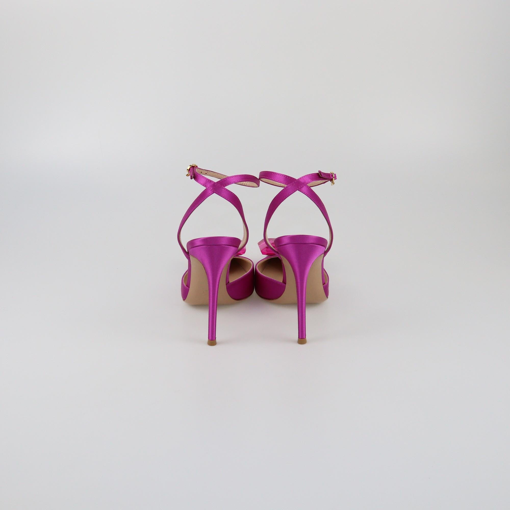Gianvito Rossi Fuchsia Jaipur Ankle Strap Pumps Womens Gianvito Rossi