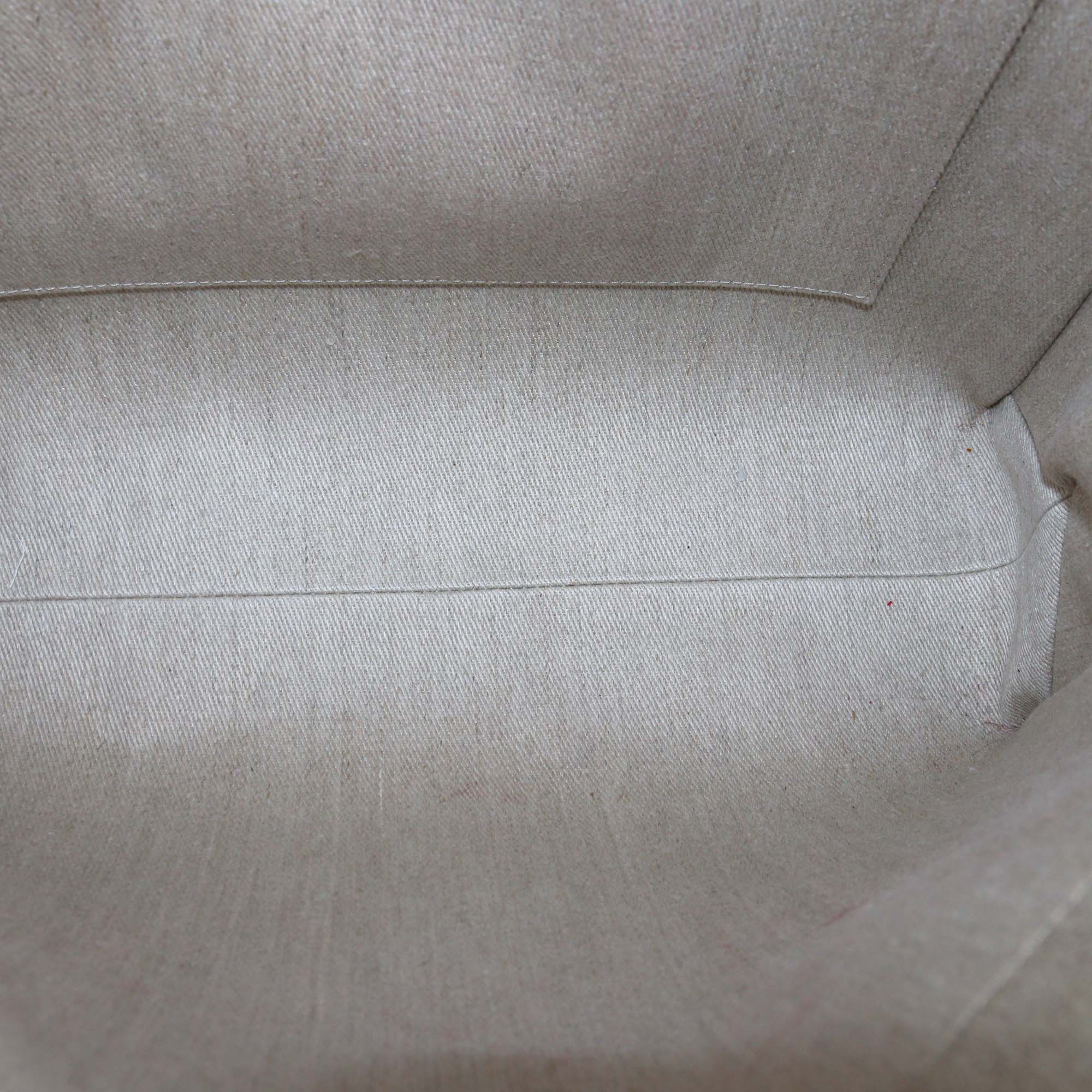 Chloe Blushy Beige Canvas Medium Woody Tote