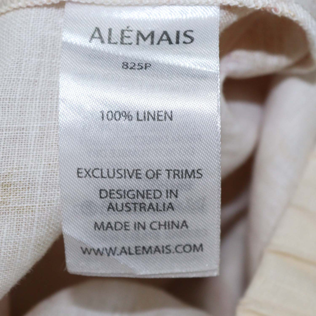 Alemais Cream Multicolor Linen Philomena Floral Print Wide Leg Pants