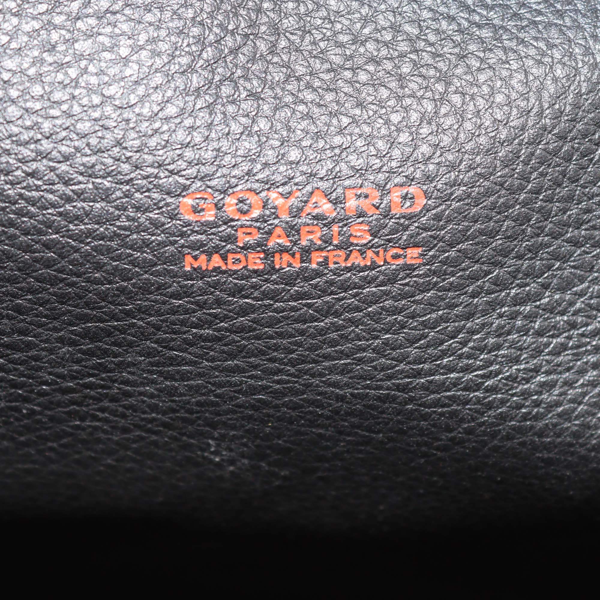 Goyard Black Goyardine Canvas Bulldog Print Anjou PM Tote