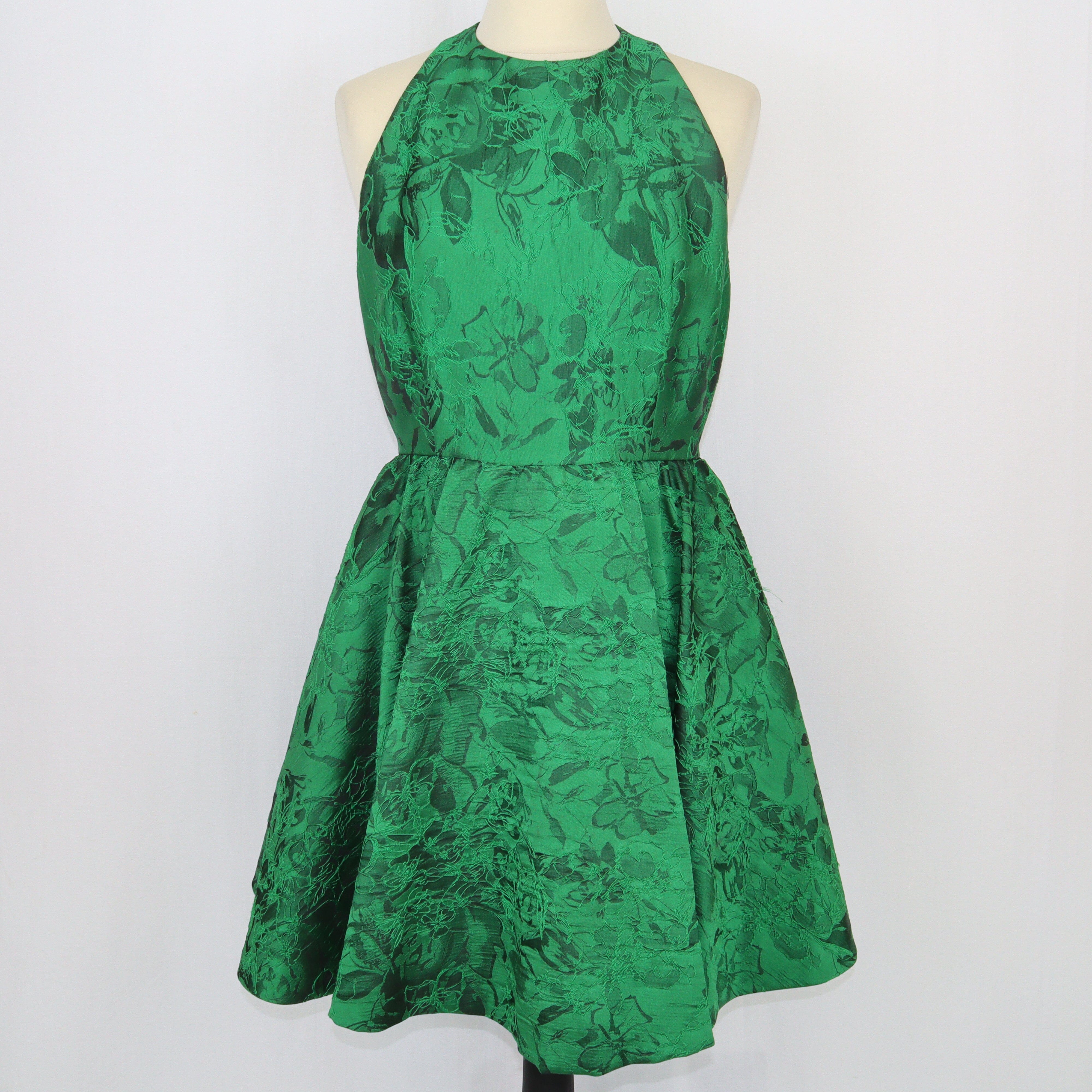 Green Open Back Sleeveless Dress Clothing Alice + Olivia 