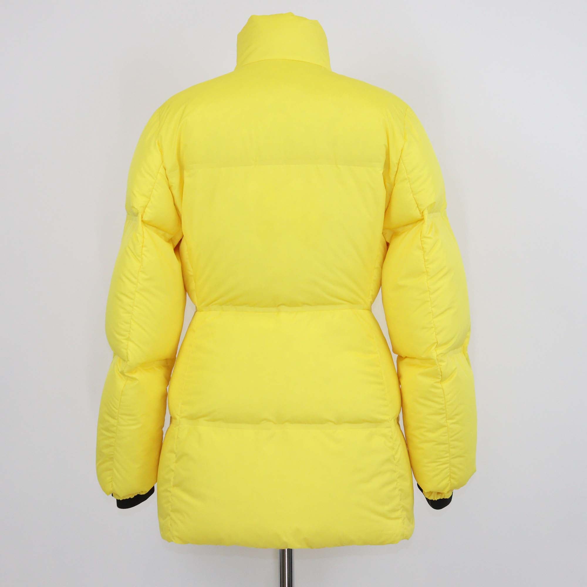 Prada Sport Yellow Polyester Puffer Down Jacket