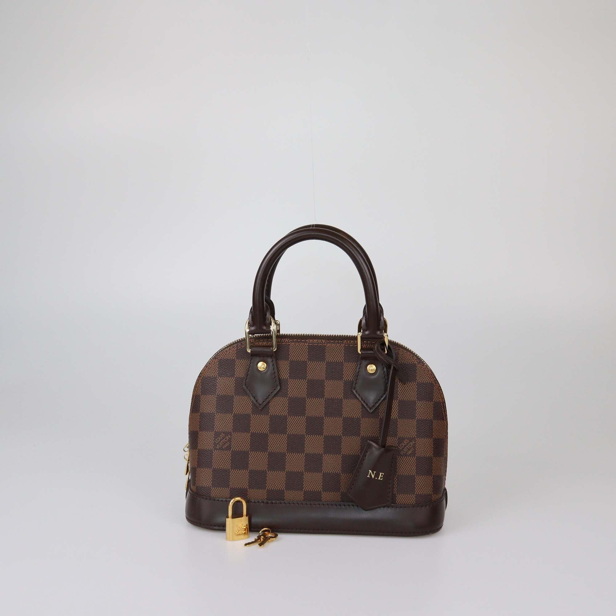 Louis Vuitton Damier Ebene Alma BB Bag Womens Louis Vuitton