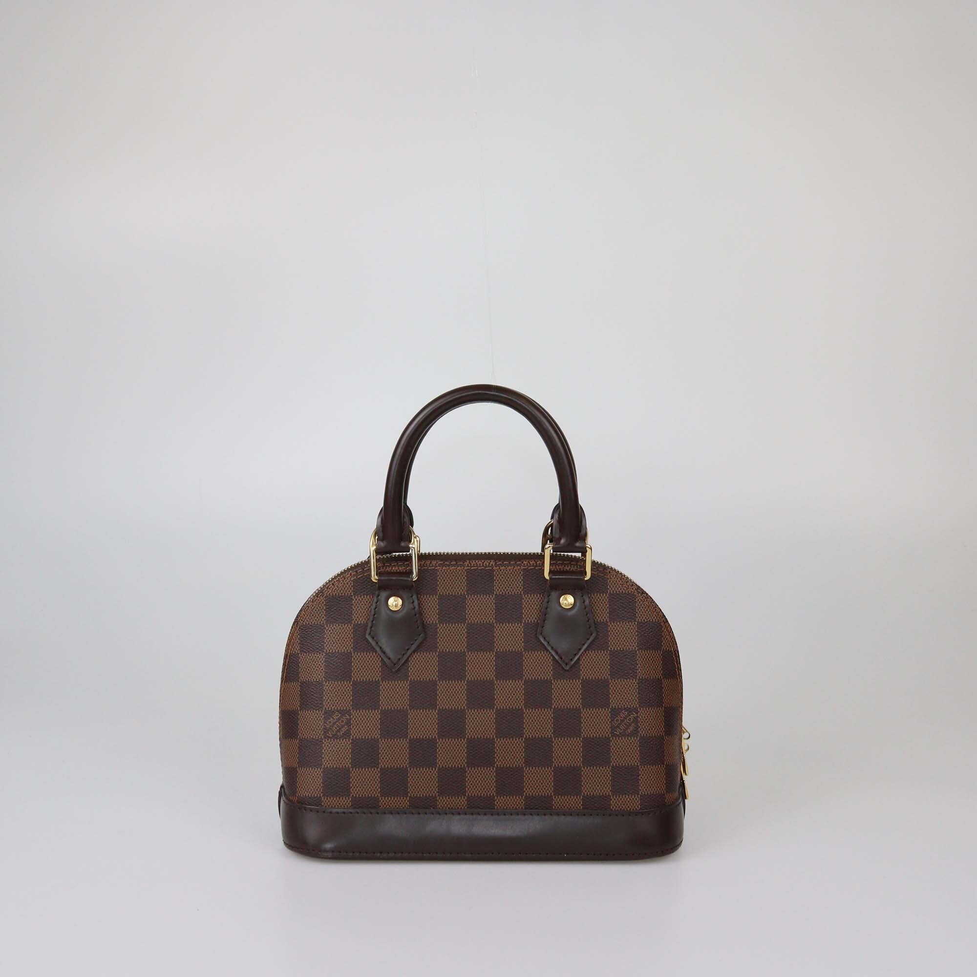 Louis Vuitton Damier Ebene Alma BB Bag Womens Louis Vuitton