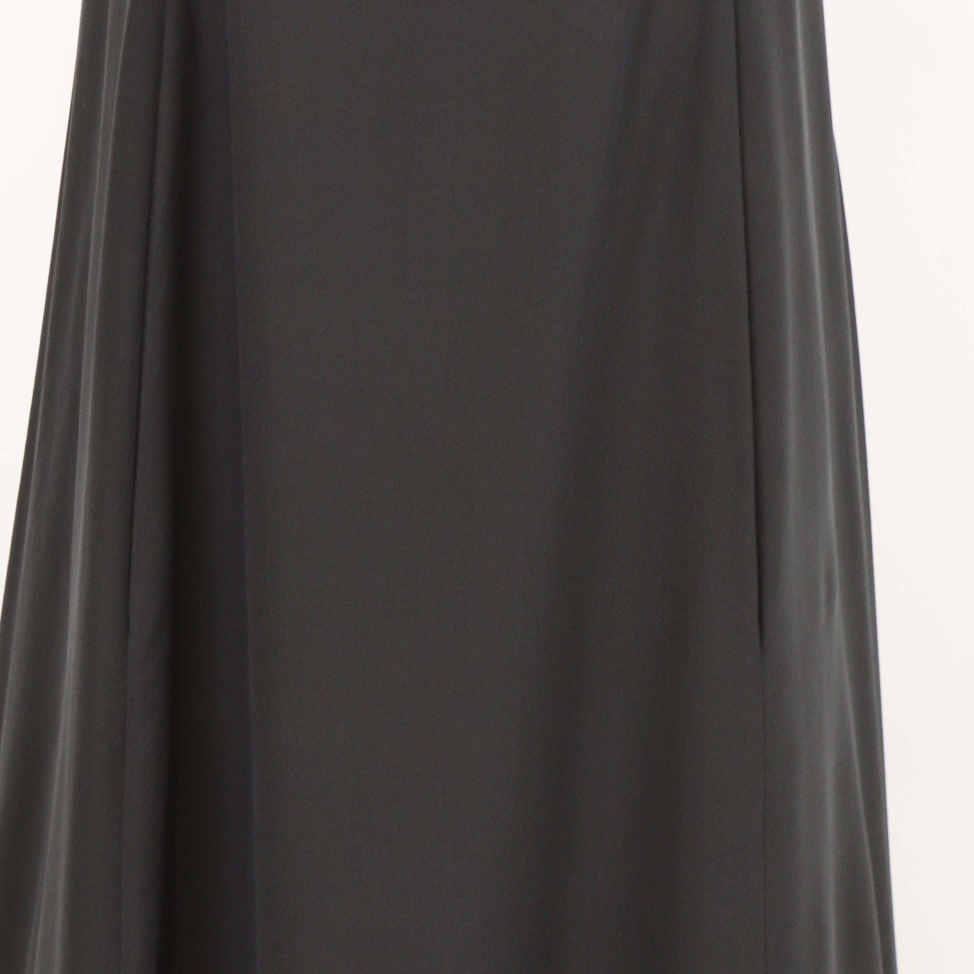 Beira Black Cotton Square Neckline Sleeveless Dress