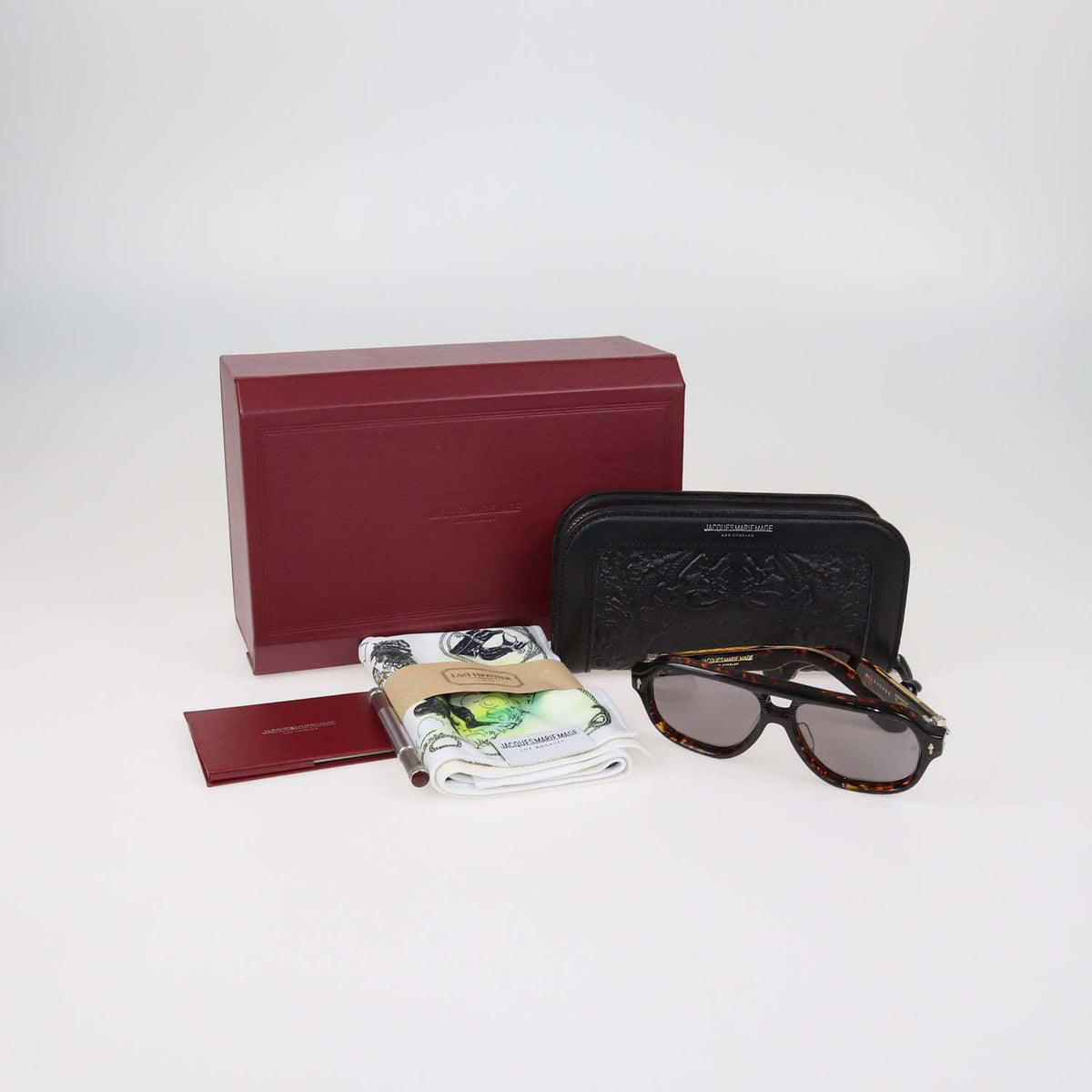 Jacques Marie Mage Brown Tortoise 07/100 Wildhorse Sunglasses