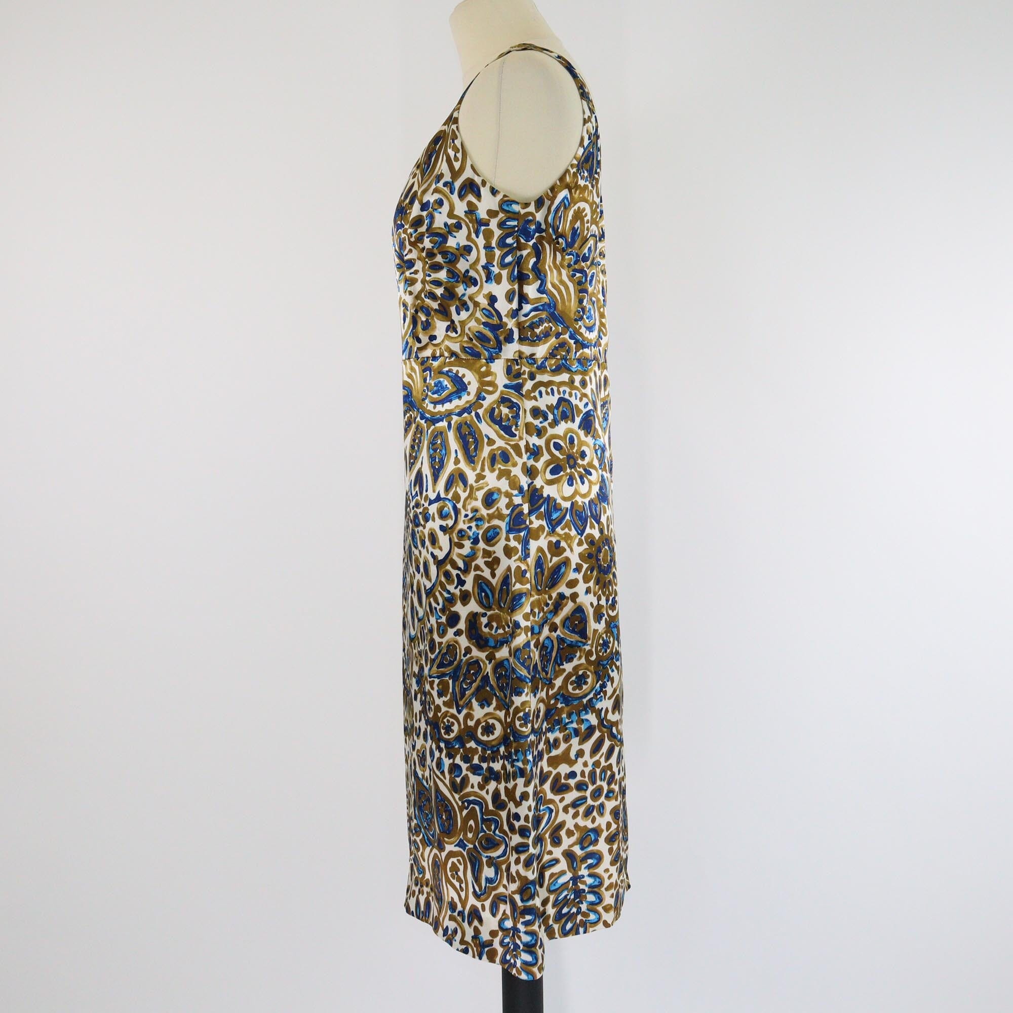 Chloe Multicolor Printed Sleeveless Dress Womens Chloe