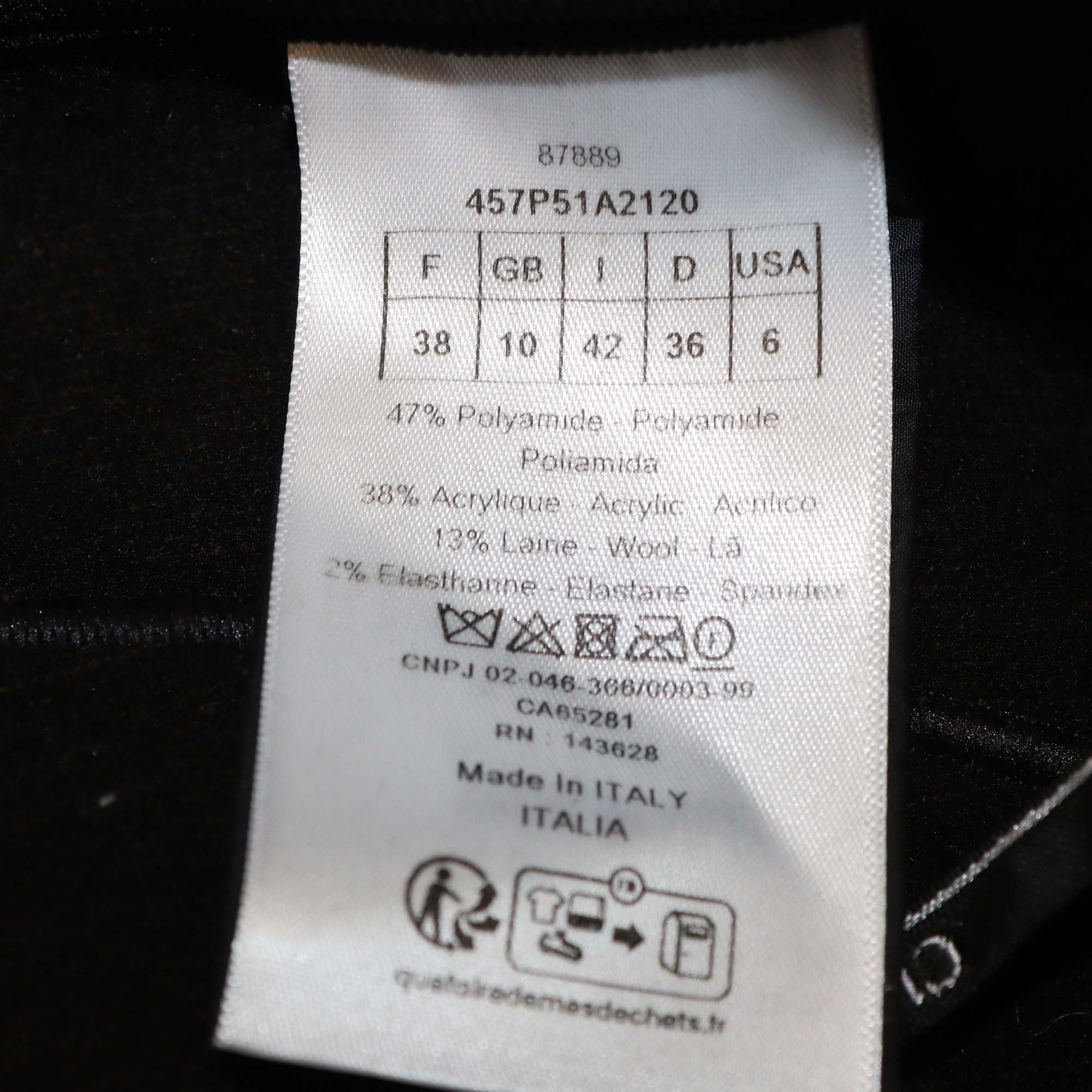 Christian Dior Black Technical Fabric DiorAlps Fitted Ski Pants