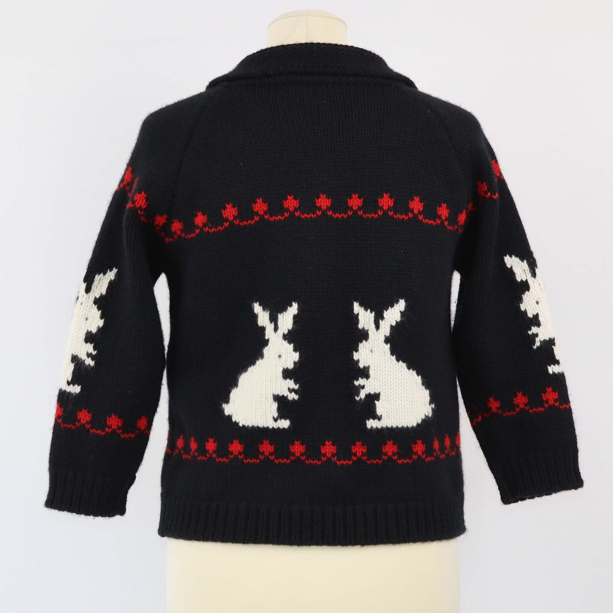 Christian Dior Black Dioramour RABBI Cardigan Sweater Womens Christian Dior