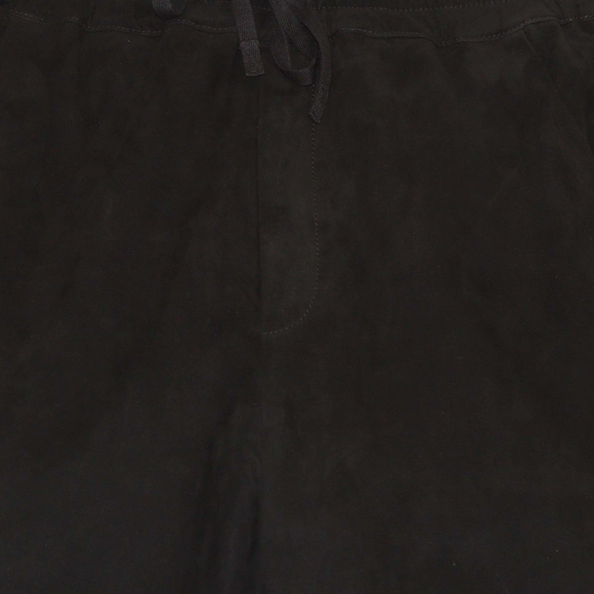 Vince Black Suede Drawstring Pants