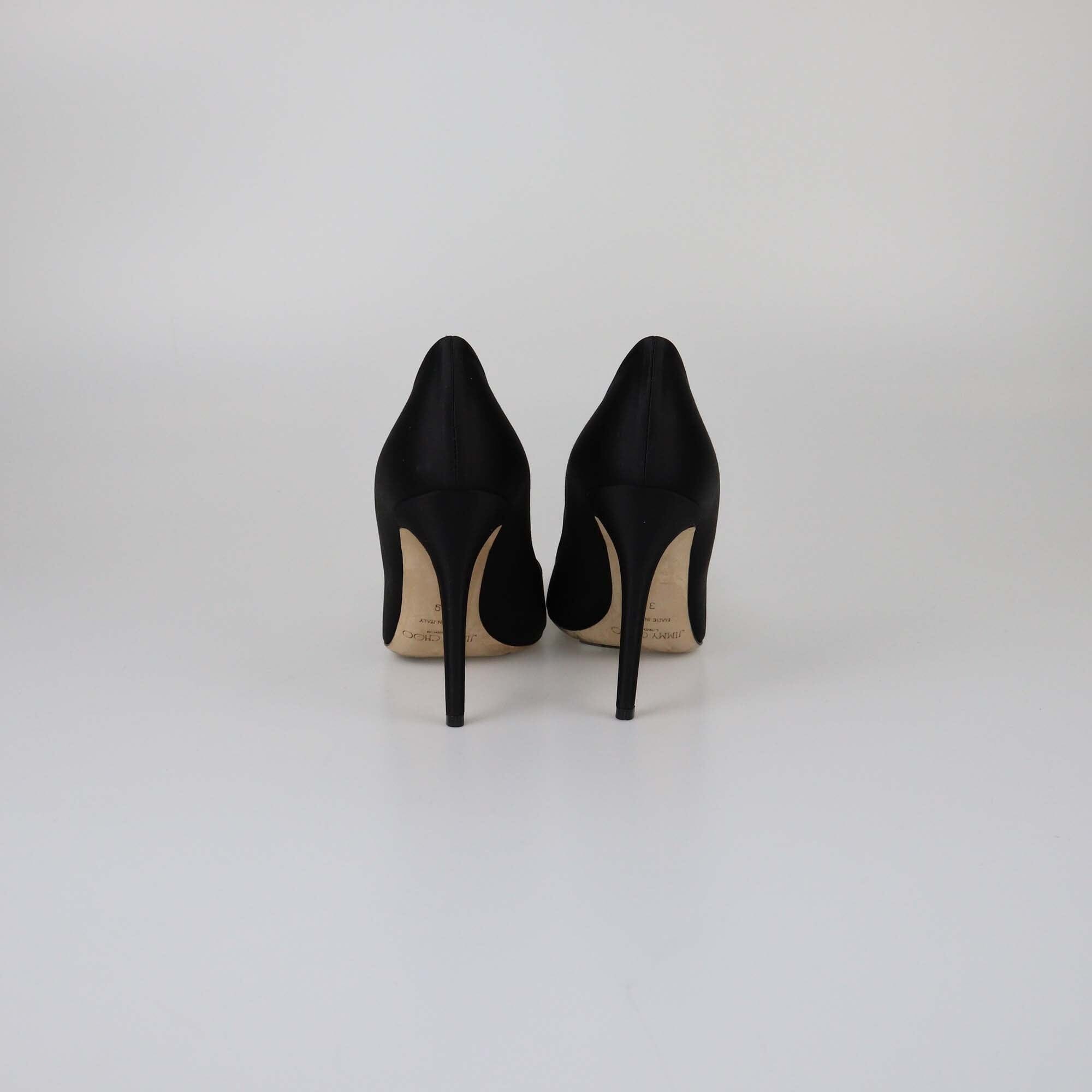 Jimmy Choo Black Crystal Embellished Pumps Womens Jimmy Choo