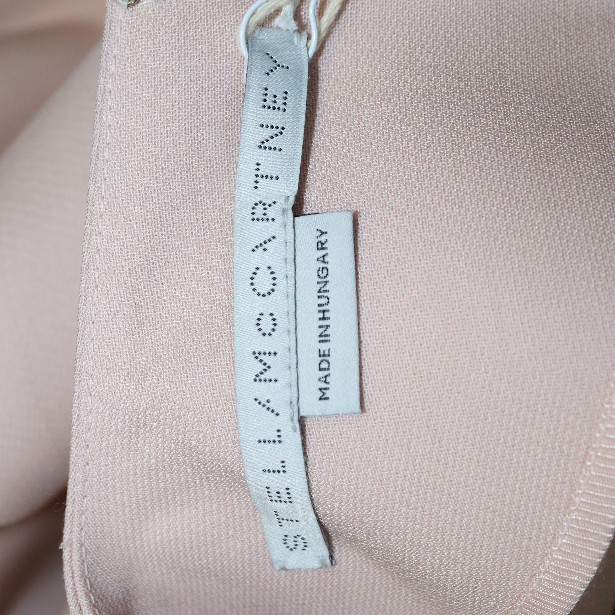 Stella McCartney Blush Pink Short Sleeve Midi Dress Womens Stella McCartney