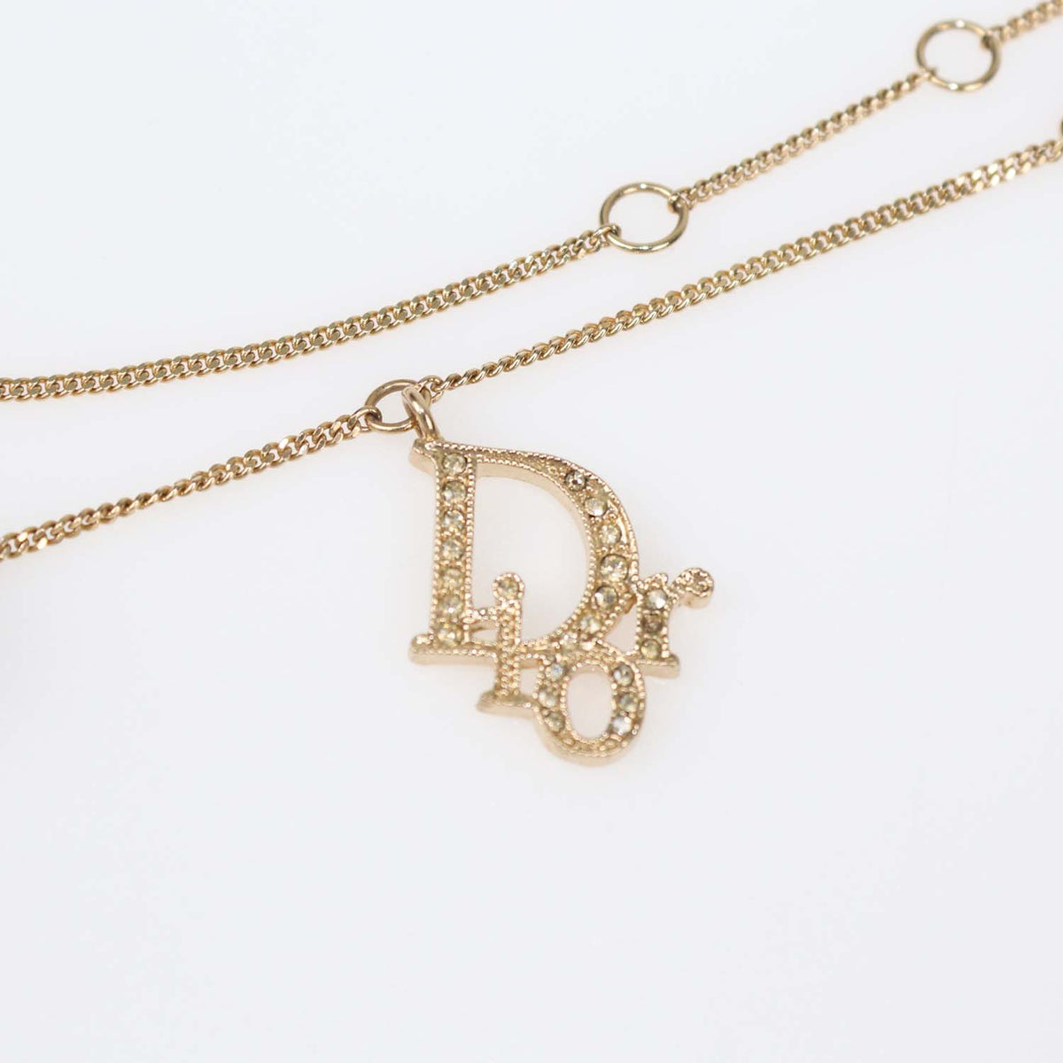 Christian Dior Gold Tone Crystal La Petite Tribale Bracelet