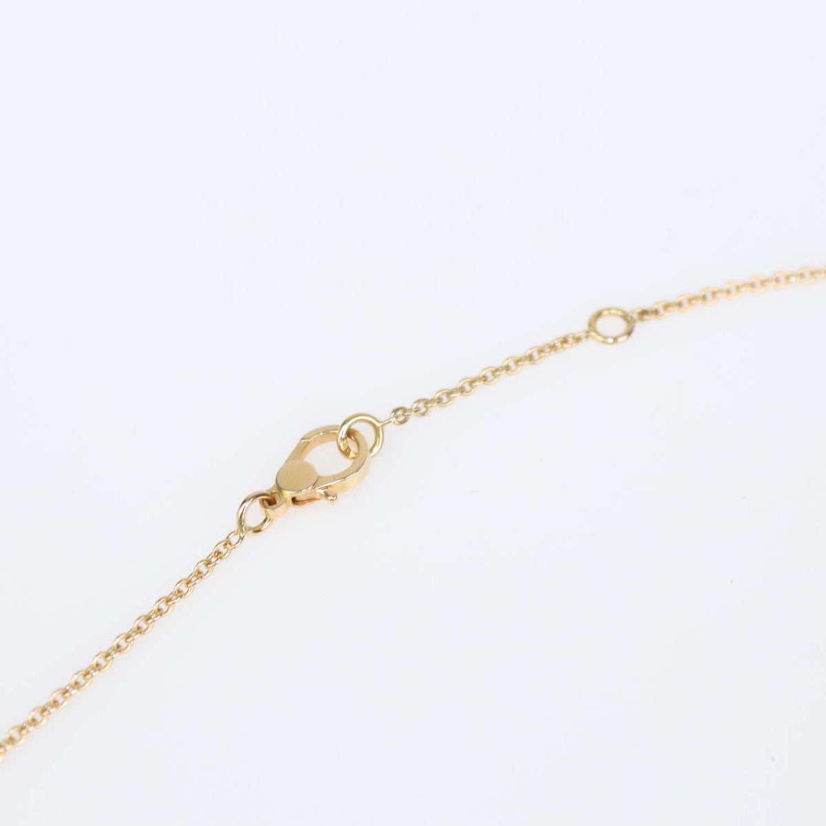 Hermes 18K Rose Gold Diamond Finesse Pendant Necklace