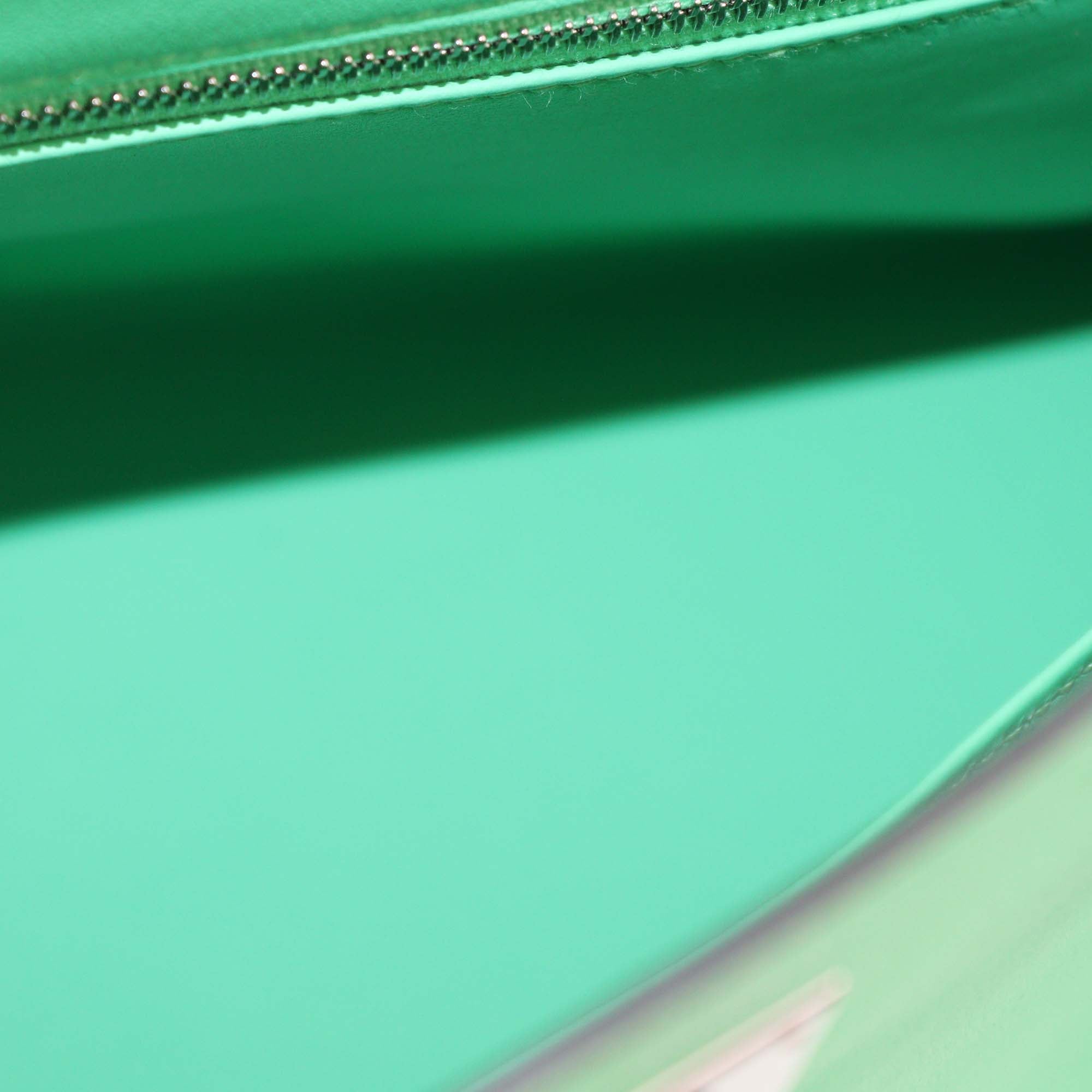 Hermes Vert Comics Swift Leather Palladium Hardware Kelly Retourne 25 Bag