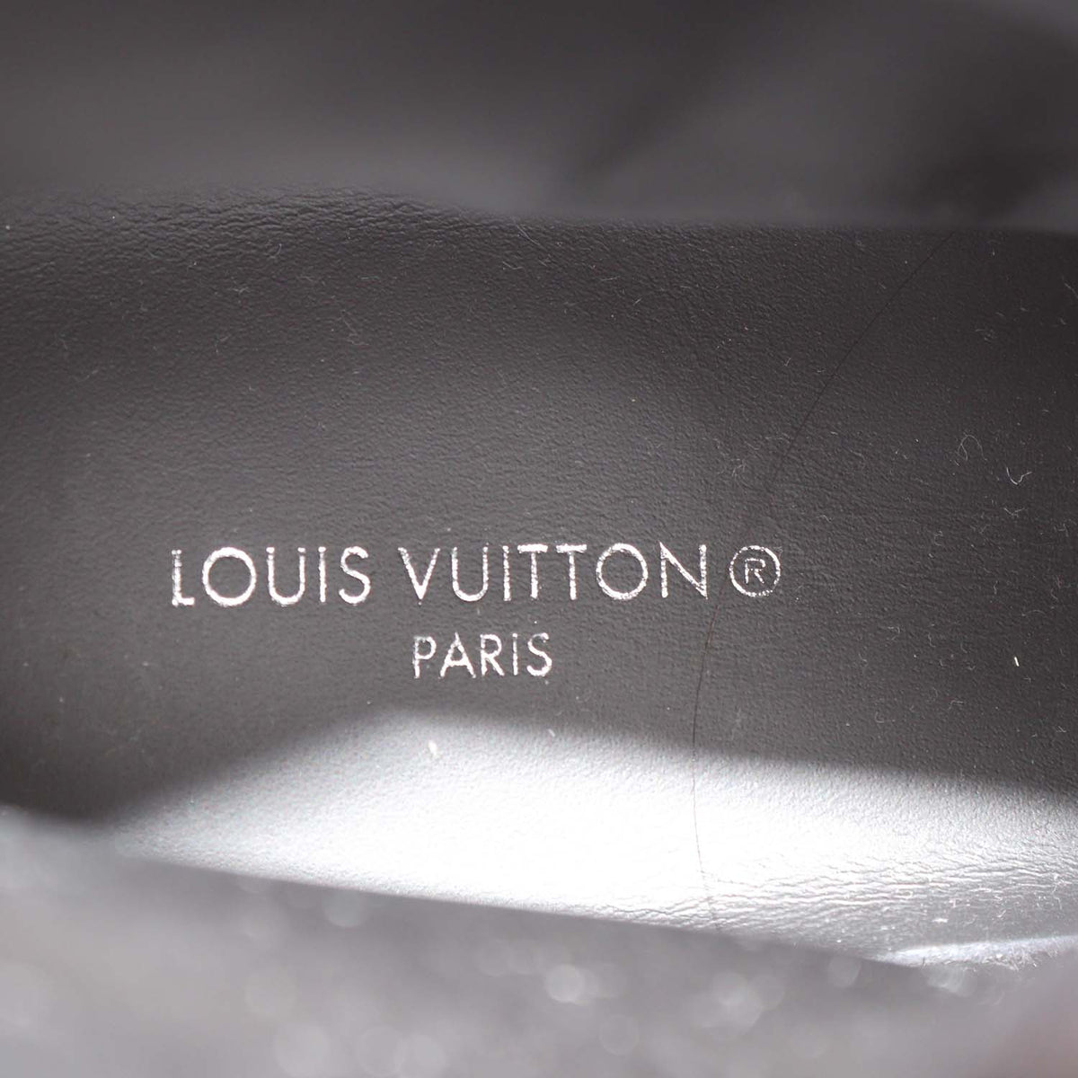 Louis Vuitton Black Monogram Canvas and Leather Wonderland Flat Ranger Boots
