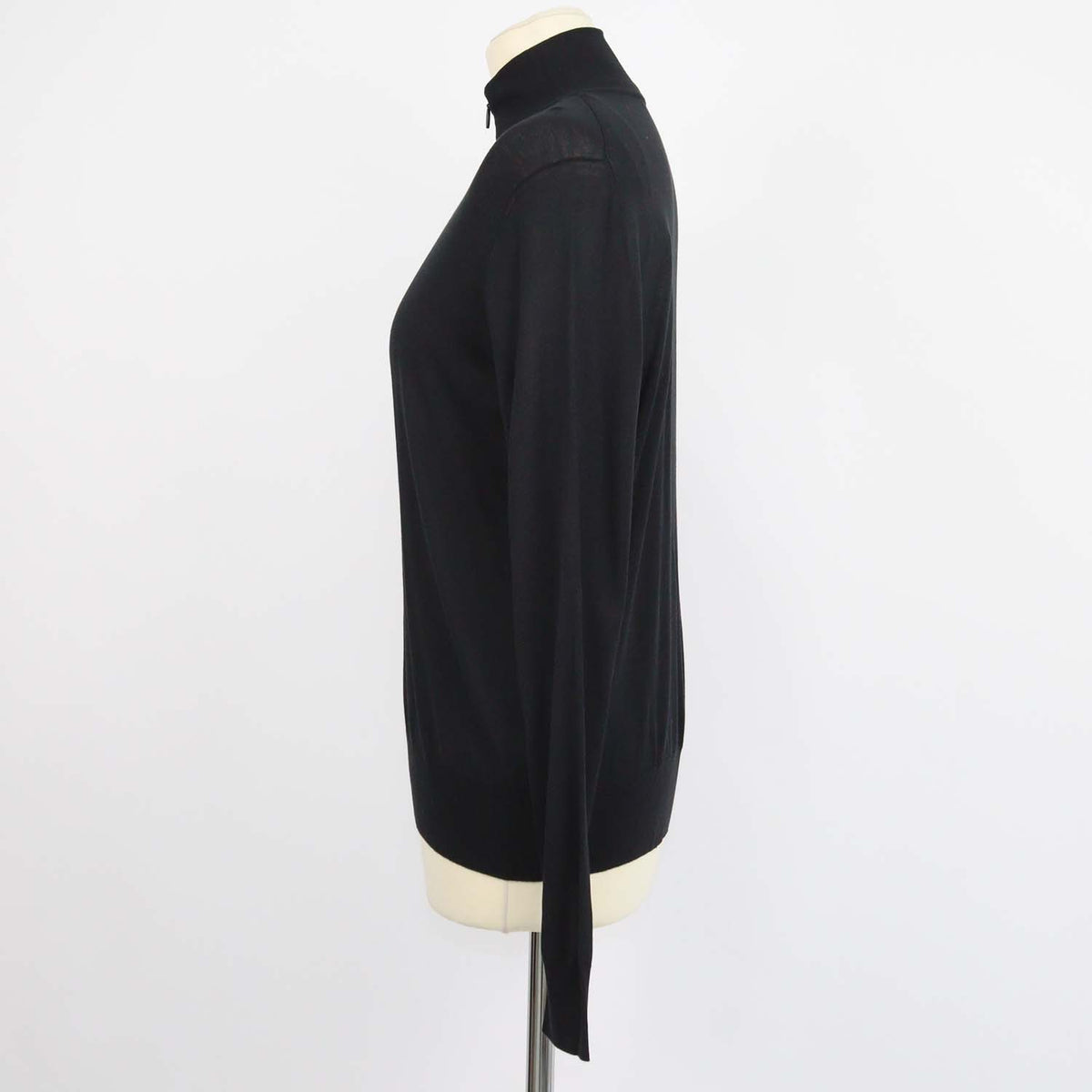 The Row Black Knitted Turtleneck Kimbo Top