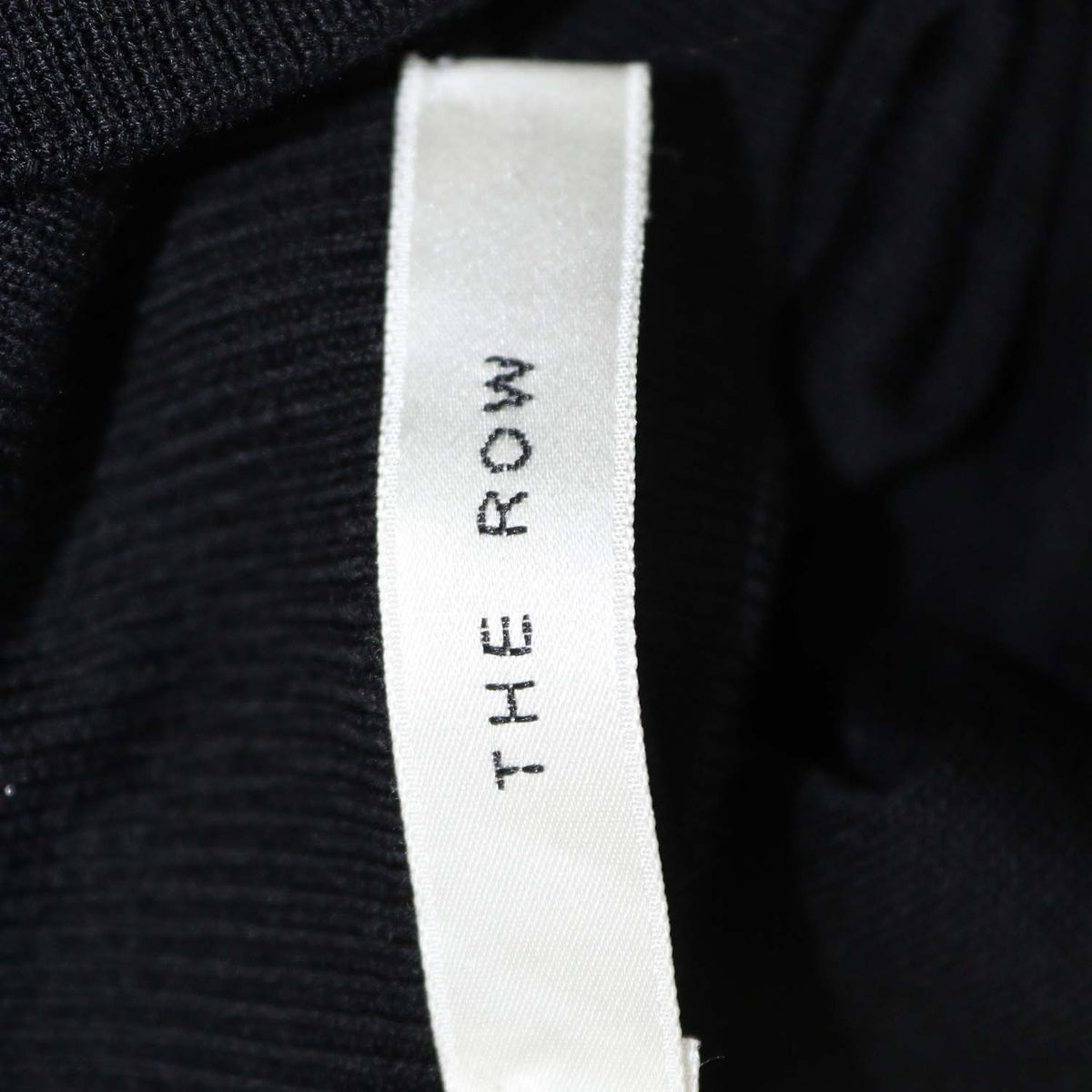 The Row Black Knitted Turtleneck Kimbo Top