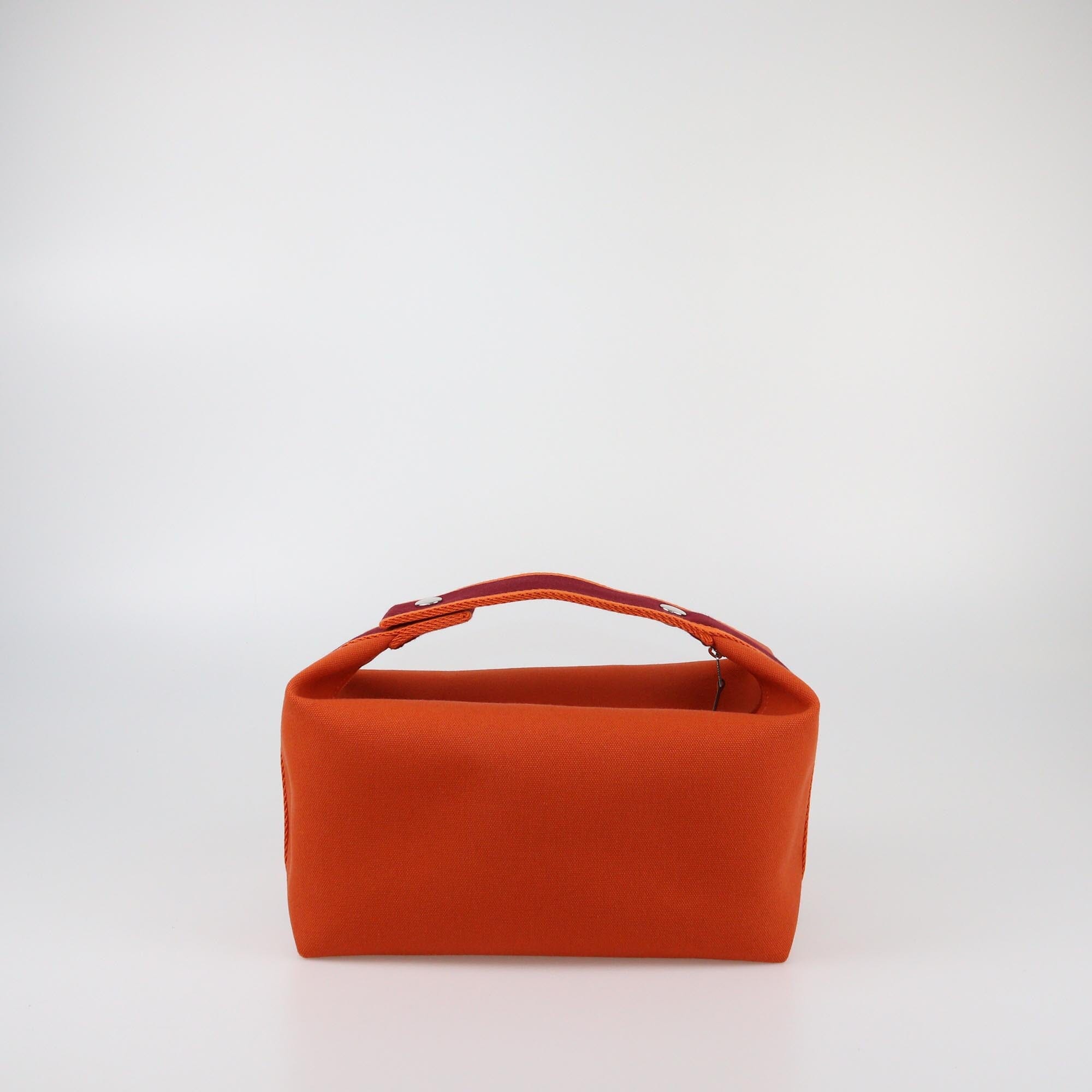 Hermes Orange Feu Large Bride-a-Brac Case Womens Hermes