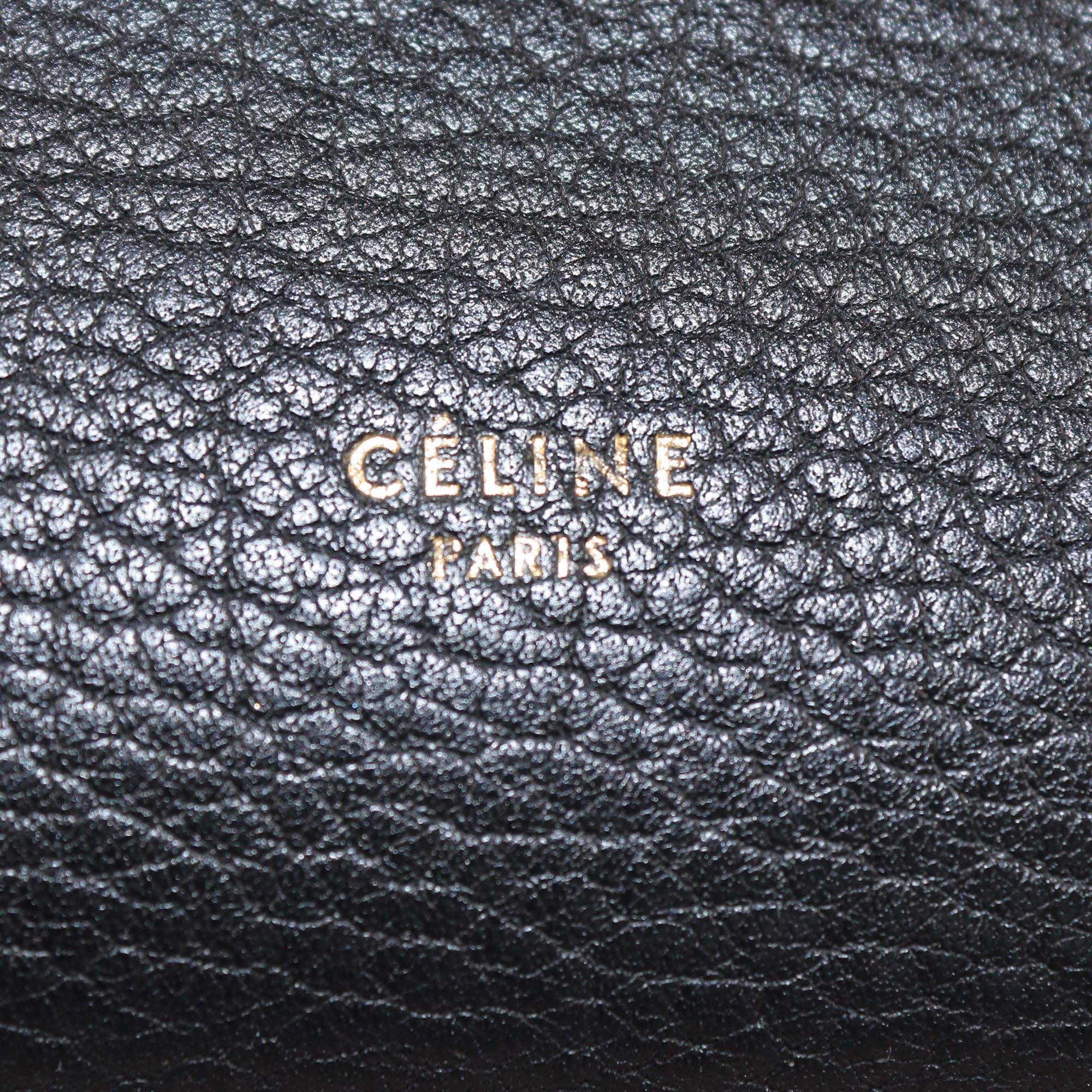 Celine Black Mini Tie Tote Womens Celine