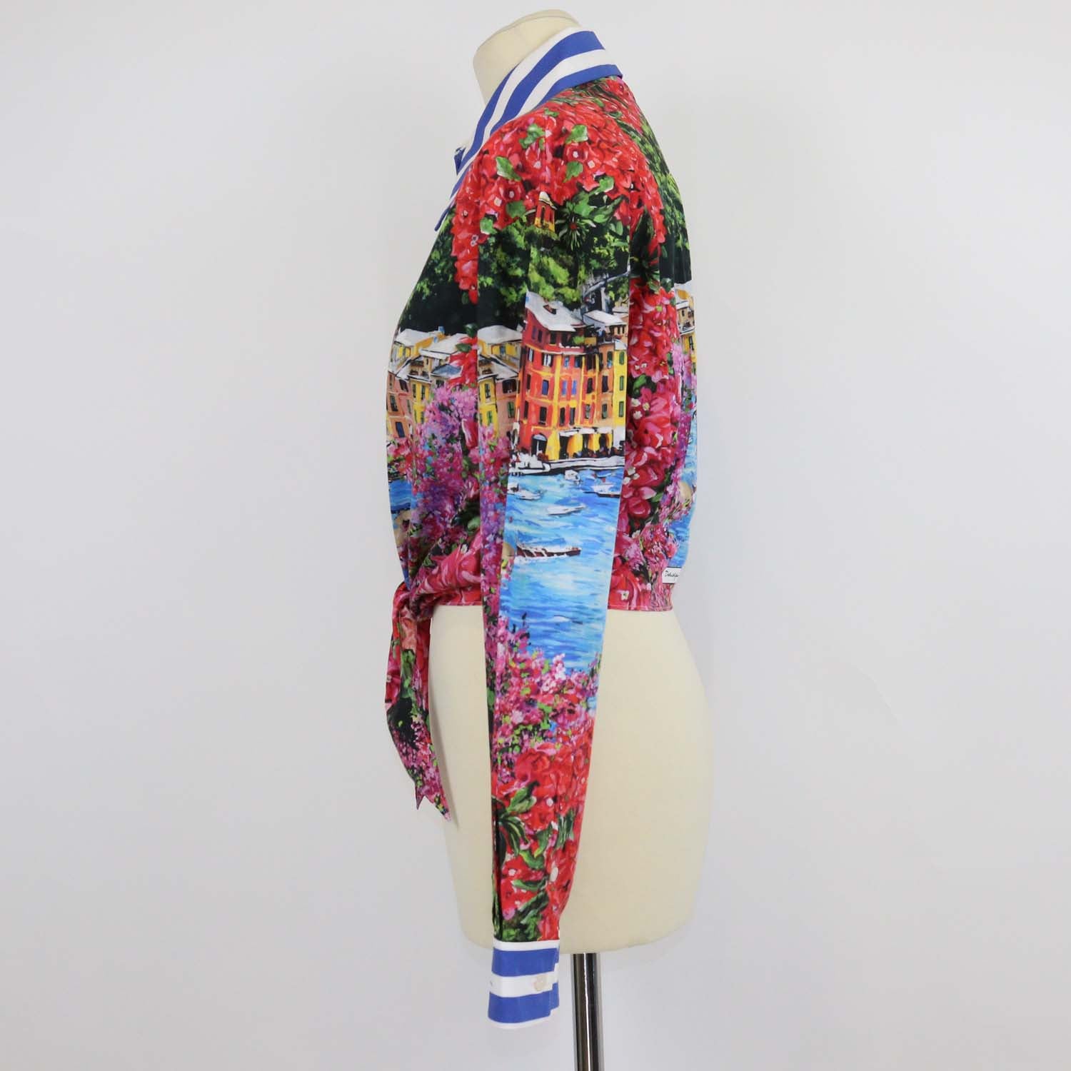 Dolce & Gabbana Multicolor Cotton Printed Portofino Jersey T-Shirt