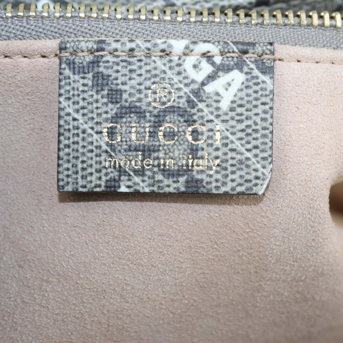 Gucci x Balenciaga Beige GG Supreme Canvas Medium Horsebit 1955 Shoulder Bag