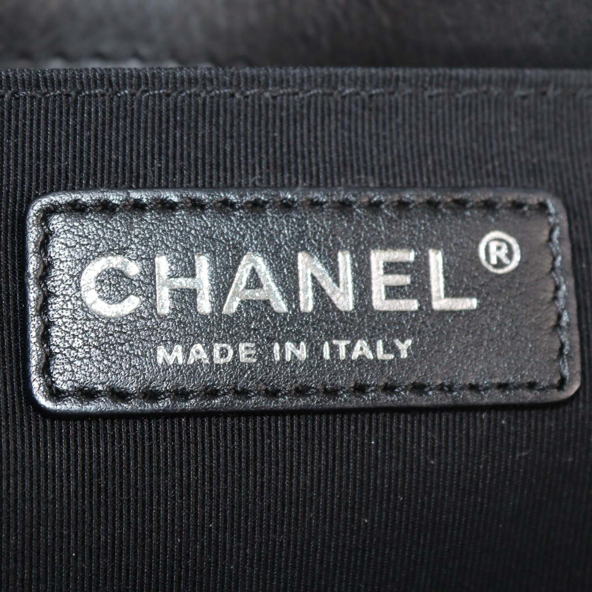 Chanel Black Leather Medium Reverso Boy Flap Bag