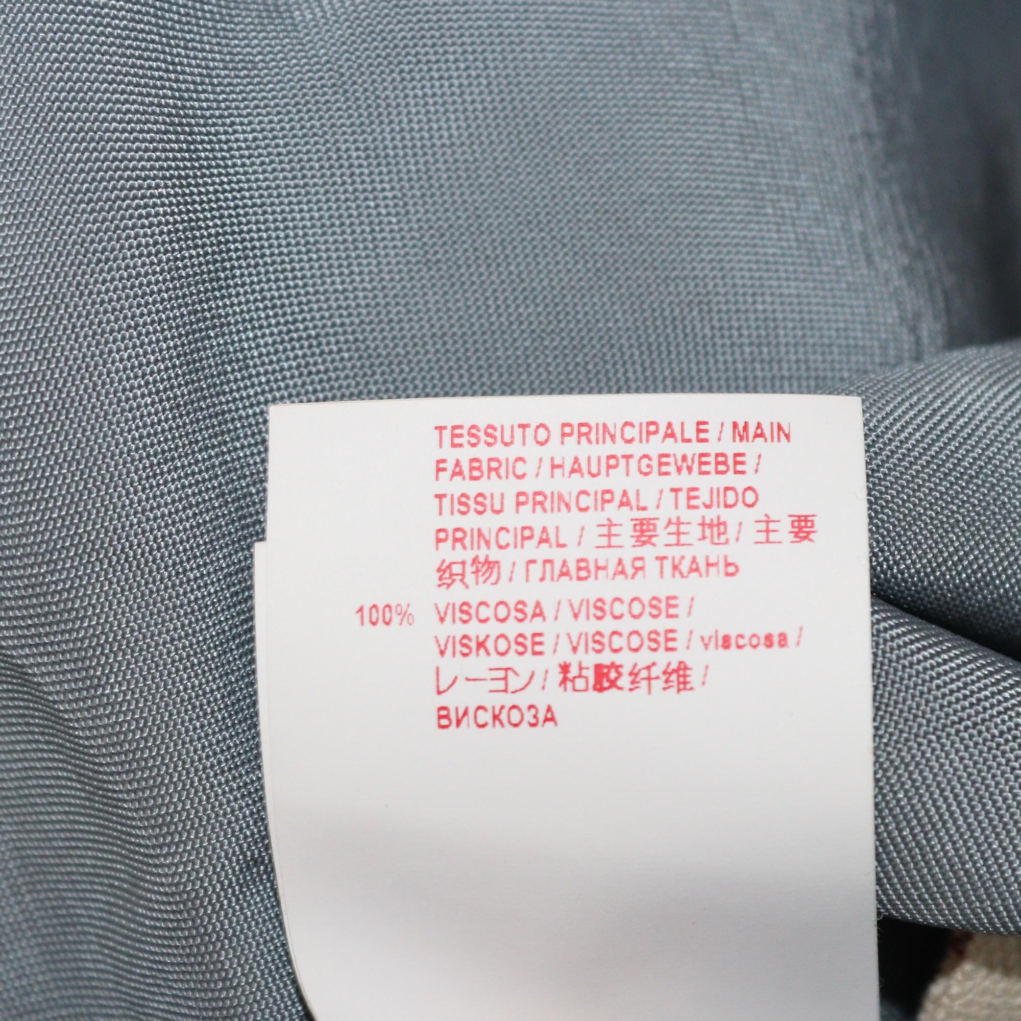 Marni Grey Ruffle Detail Long Sleeve Blouse Womens Marni