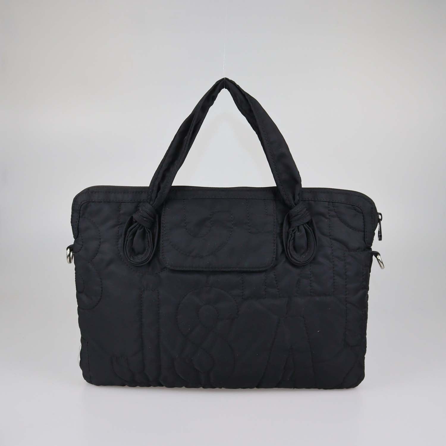 Marc by Marc Jacobs Black Nylon Pretty Laptop Bag